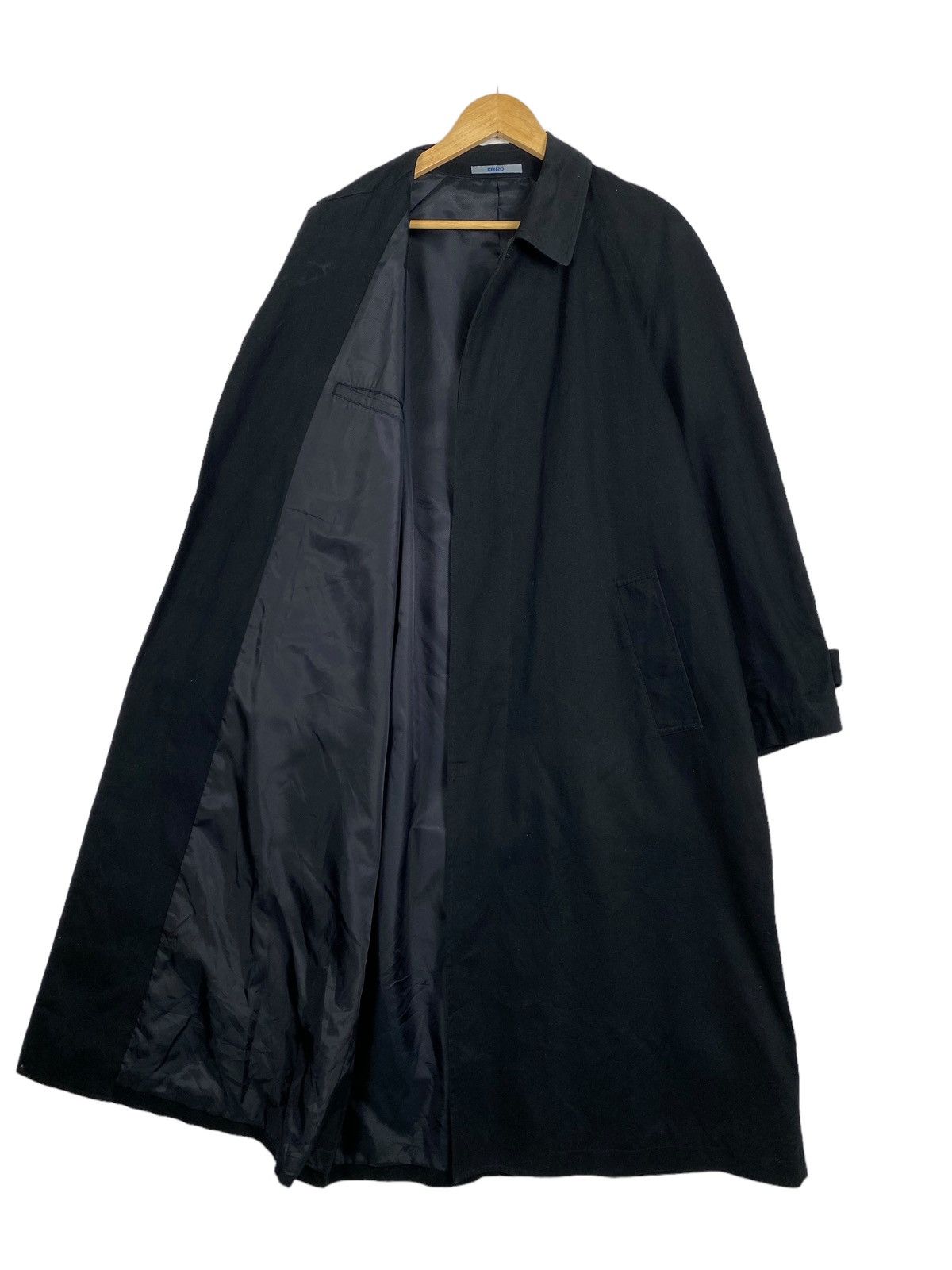 Japanese Brand × Kenzo Kenzo black trenchcoat Size US L / EU 52-54 / 3 - 8 Thumbnail