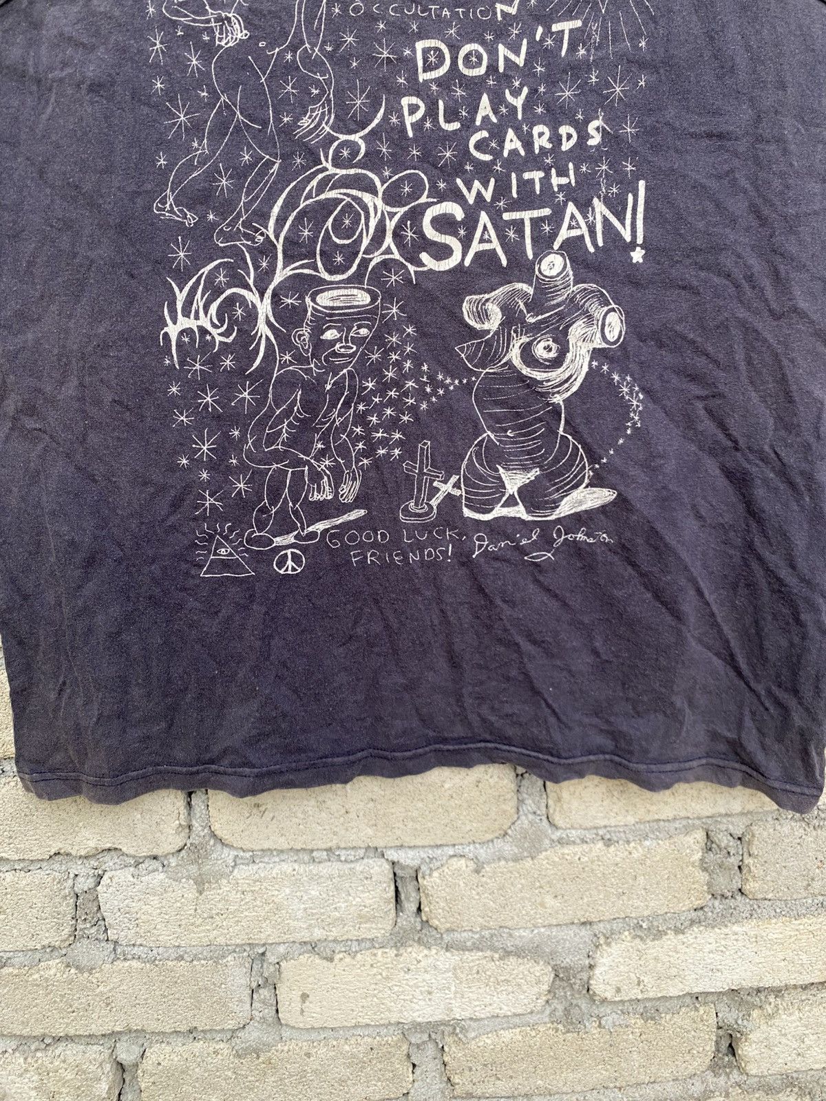 Vintage Distressed sun faded daniel johnston sleeveless Size US L / EU 52-54 / 3 - 5 Thumbnail