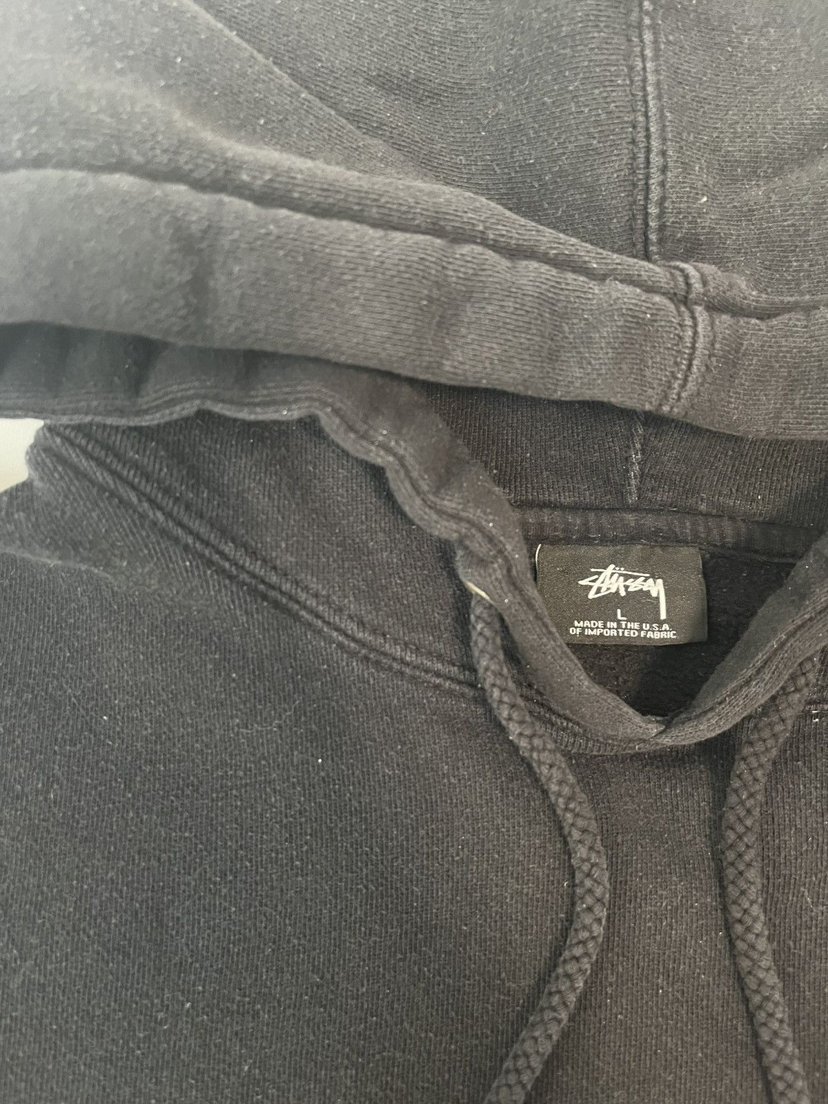 Stussy × Vintage Rare Vintage Stussy Hoodie Black Size US L / EU 52-54 / 3 - 2 Thumbnail