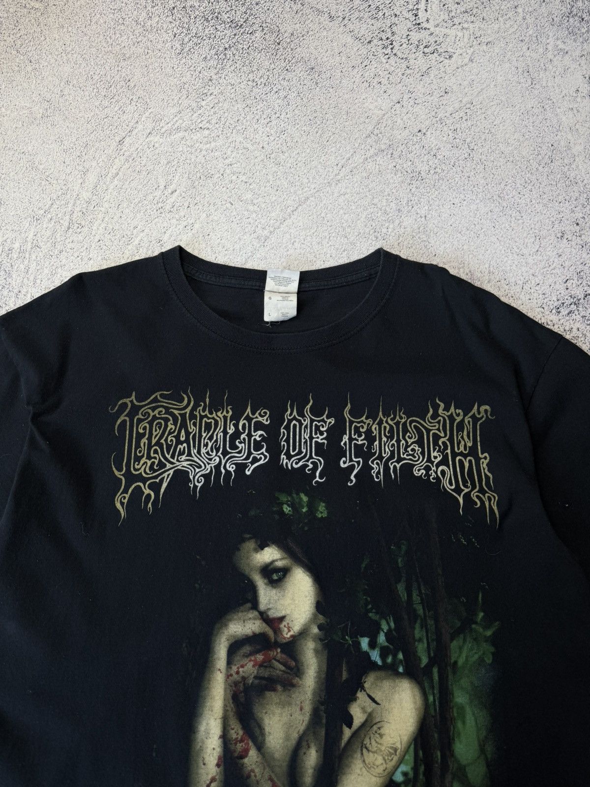 Band Tees Vintage Cradle Of Filth T Shirt King Of The Woods Rare Y2K Size US L / EU 52-54 / 3 - 9 Thumbnail