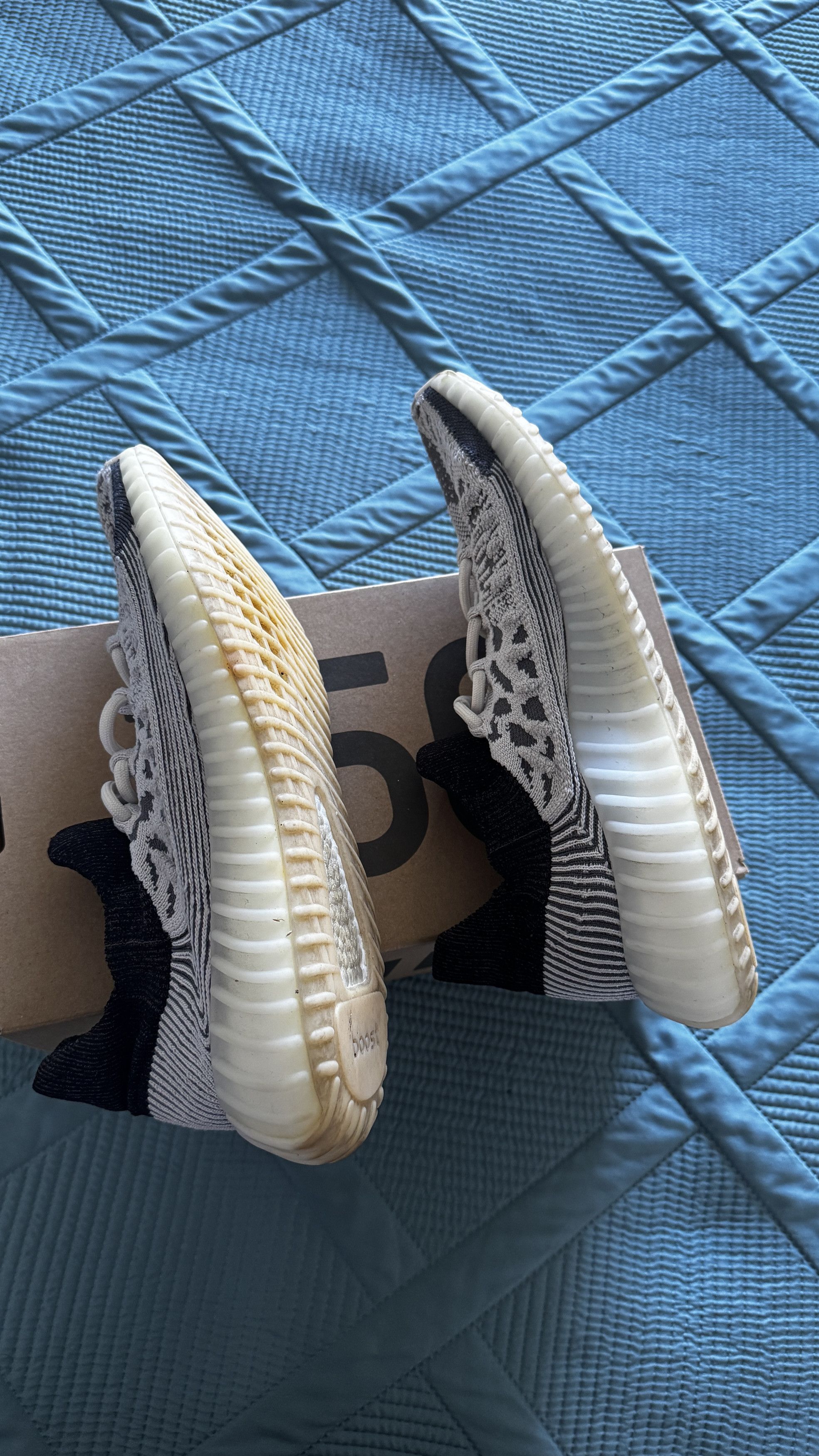Yeezy Adidas Yeezy 350 V2 CMPCT Slate Panda Size US 9.5 / EU 42-43 - 9 Thumbnail