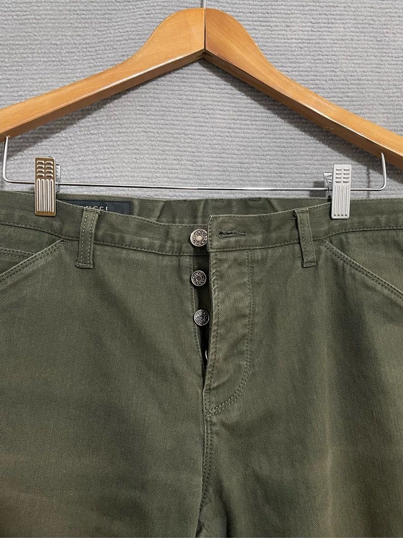 Gucci Gucci Green denim trousers 2501-Nextarrow Size US 34 / EU 50 - 3 Thumbnail