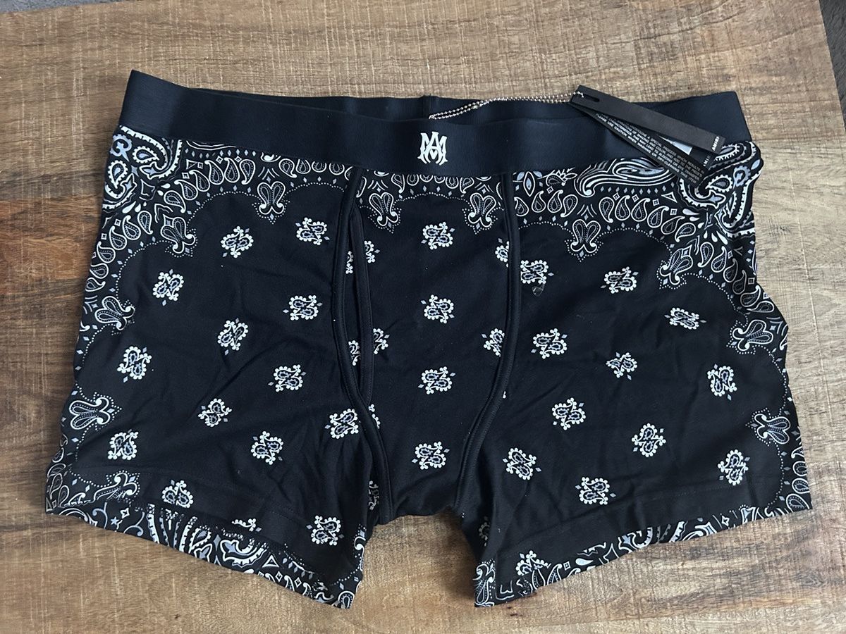 Mike amiri bandana boxers paisley print underwear