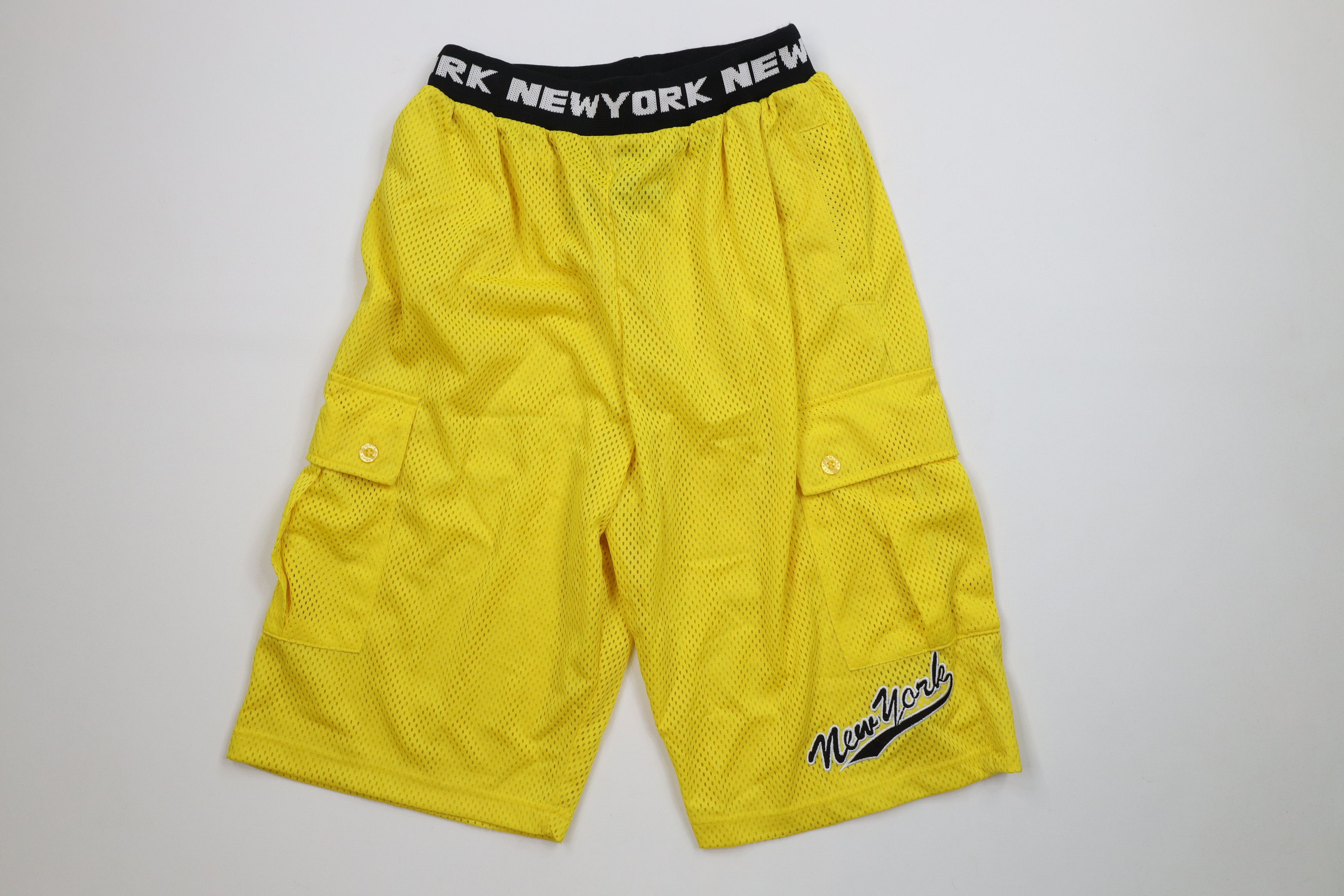 Vintage Deadstock Vintage 90s Y2K Streetwear New York Cargo Shorts Size US 32 / EU 48 - 1 Thumbnail