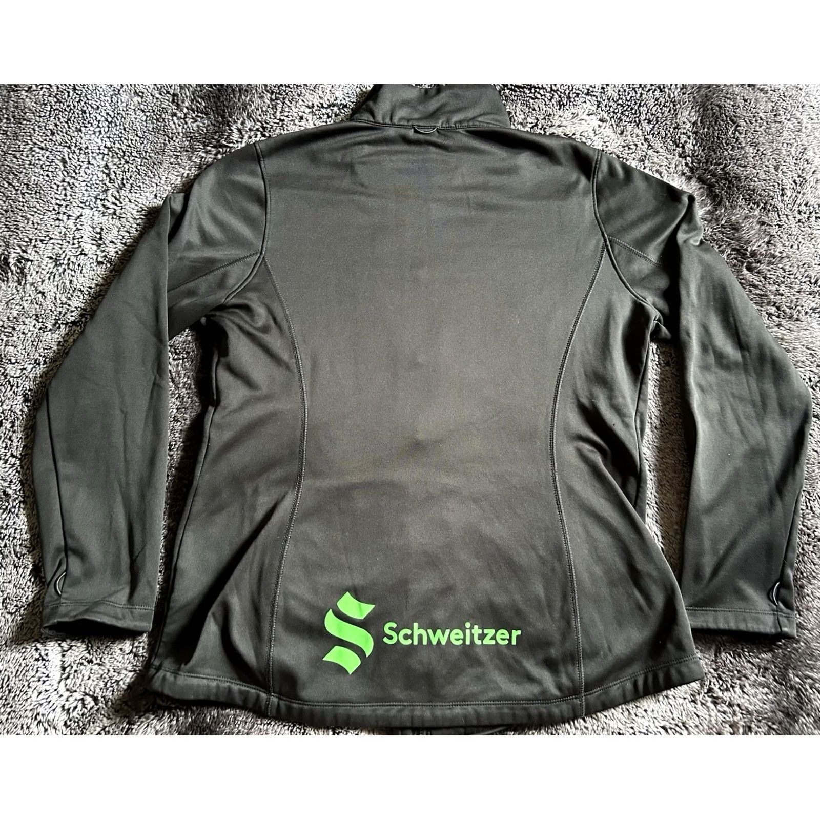 The Mountain Schweitzer Mountain Ski Resort Women’s Full Zip Fleece Lined Jacket XL Black Fleece Logo 2010s Womens Size XL / US 12-14 / IT 48-50 - 2 Thumbnail