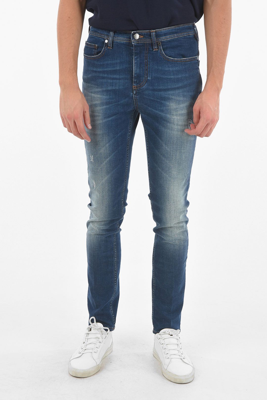 image of Neil Barrett Og1Mm1223 Jean In Blue, Men's (Size 30)