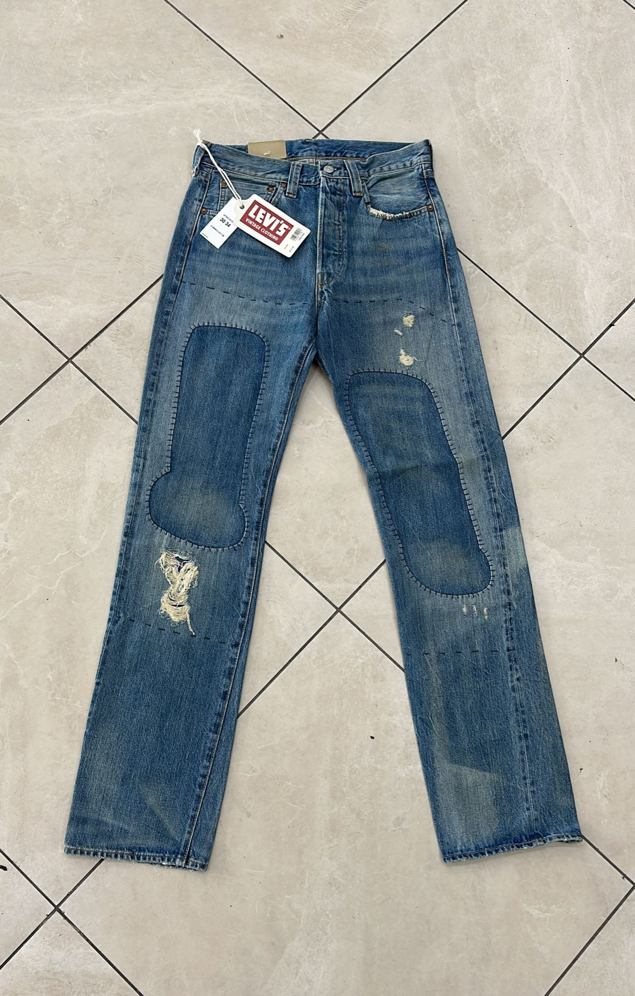 Levi's Vintage Clothing LVC Levi's Vintage Clothing 1947 501XX BigE Selvedge Jeans Size US 30 / EU 46 - 1 Thumbnail