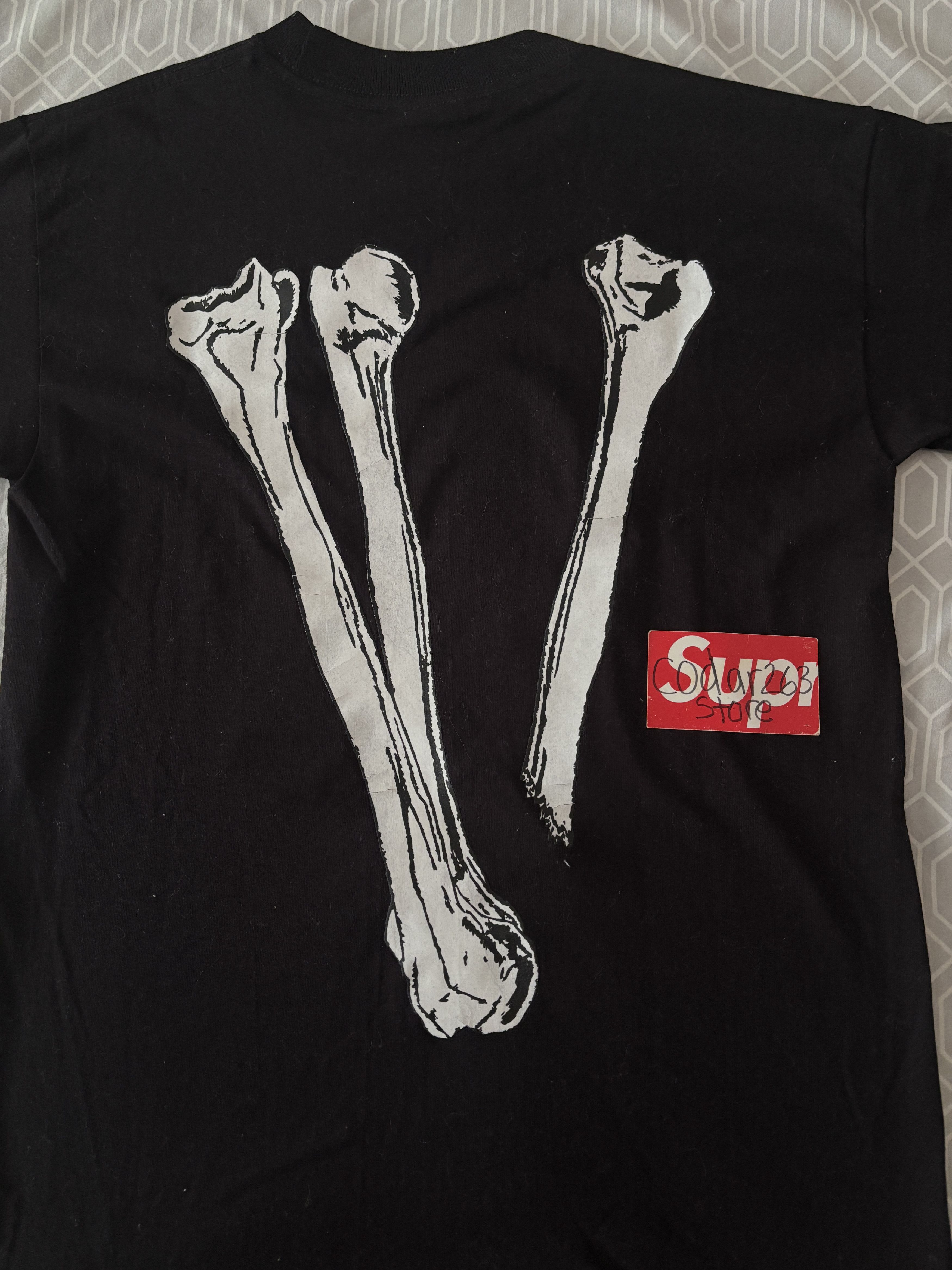 Vlone VLONE Skulls & Bones Tee - A$AP Rocky Medium Black Skeleton Size US M / EU 48-50 / 2 - 5 Thumbnail