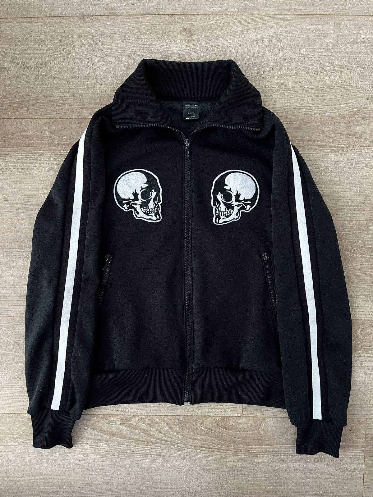 Number(N)ine ナンバーナイン 04SS スマイルジャケット Number (N)ine 04ss Number nine velour skull zip jacket size 4