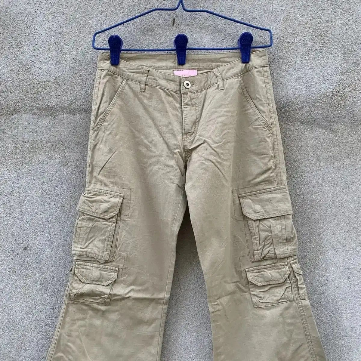 Devilock PEACH JOHN TROUSERS FLARE BOOTCUT CARGO WIDE LEG MULTI PANTS Size US 28 / EU 44 - 3 Thumbnail