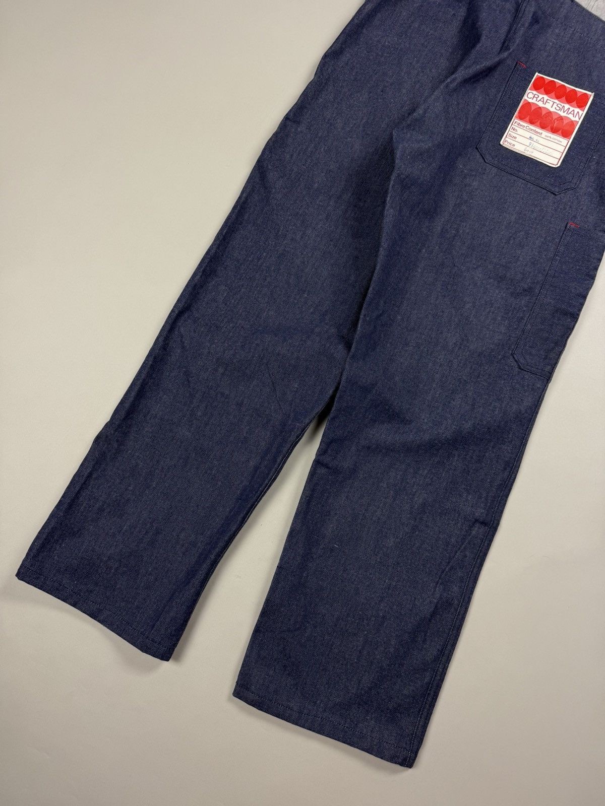 Craftsman × Vintage Deadstock VTG Craftsman Workwear Sanfor Shrunk Overalls Bib Size US 36 / EU 52 - 25 Thumbnail