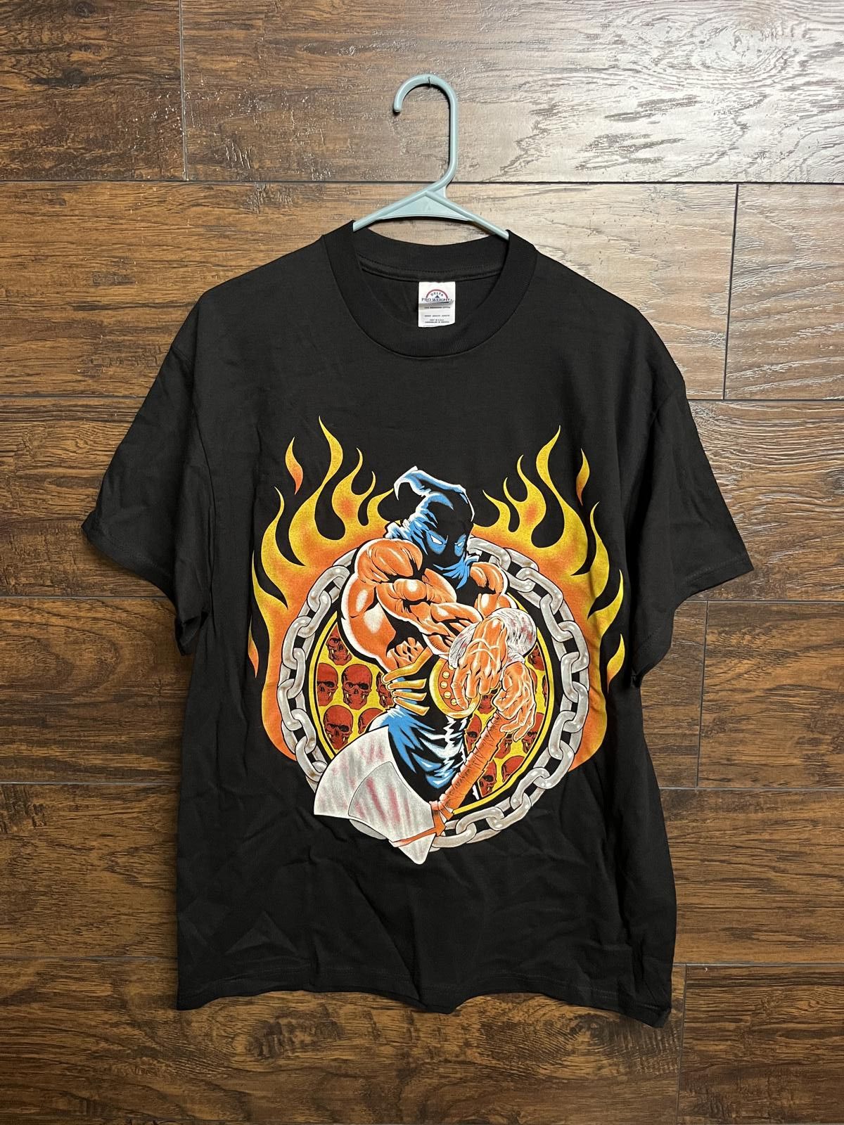 Delta American Thunder Executioner T-shirt Bike Tee Axe / Flames L Size US L / EU 52-54 / 3 - 1 Thumbnail