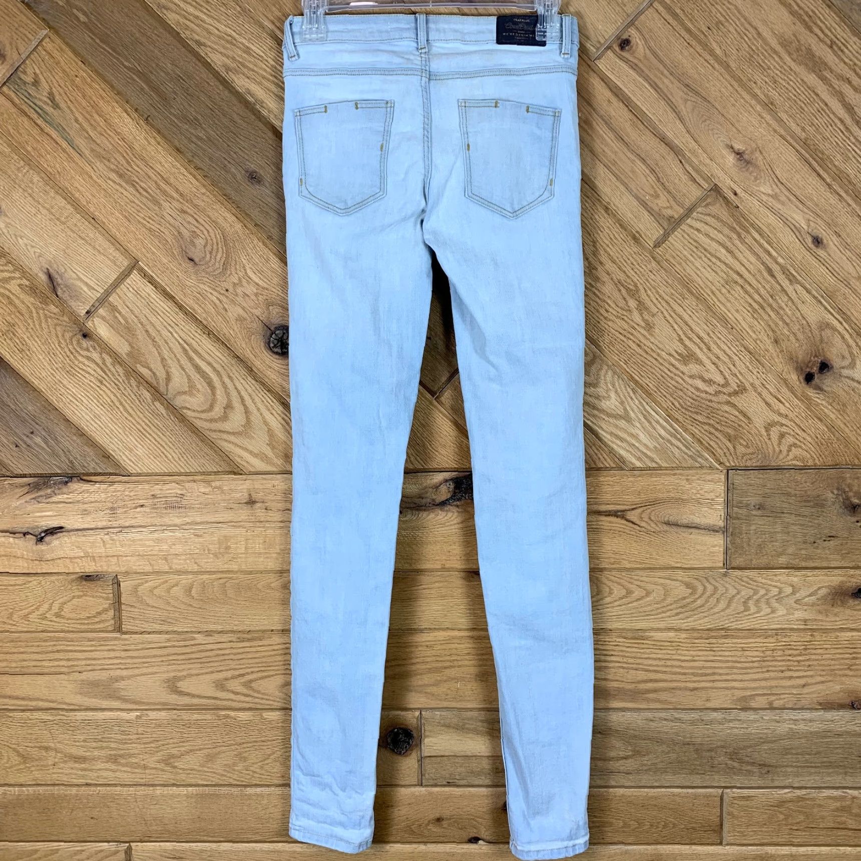 Zara Zara Trafaluc Womens Slim Denim Jeans Pockets Casual Pants Light Blue 02 Size 2 Regular Blue Jeans Womens Skinny Pants Size 26" / US 2 / IT 38 - 3 Thumbnail
