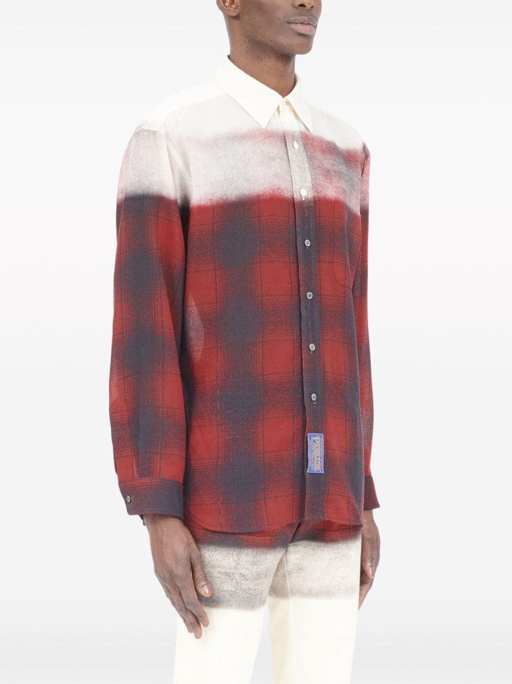 Maison Margiela o1mris0824 Checked Shirt in Red Size US M / EU 48-50 / 2 - 8 Thumbnail