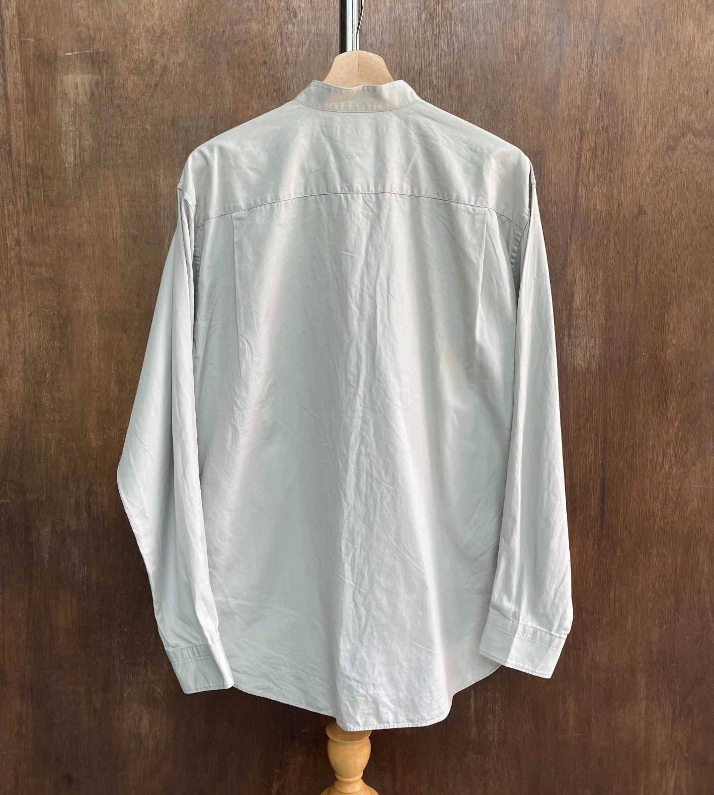 Issey Miyake ISSEY MIYAKE Classic Shanghai Collar Shirt Side Pocket Size US L / EU 52-54 / 3 - 3 Thumbnail