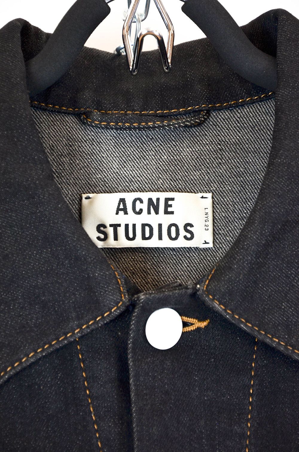 Acne Studios Acne Studios Sleeveless Raw Denim Trucker Vest – Size L Size US L / EU 52-54 / 3 - 5 Thumbnail