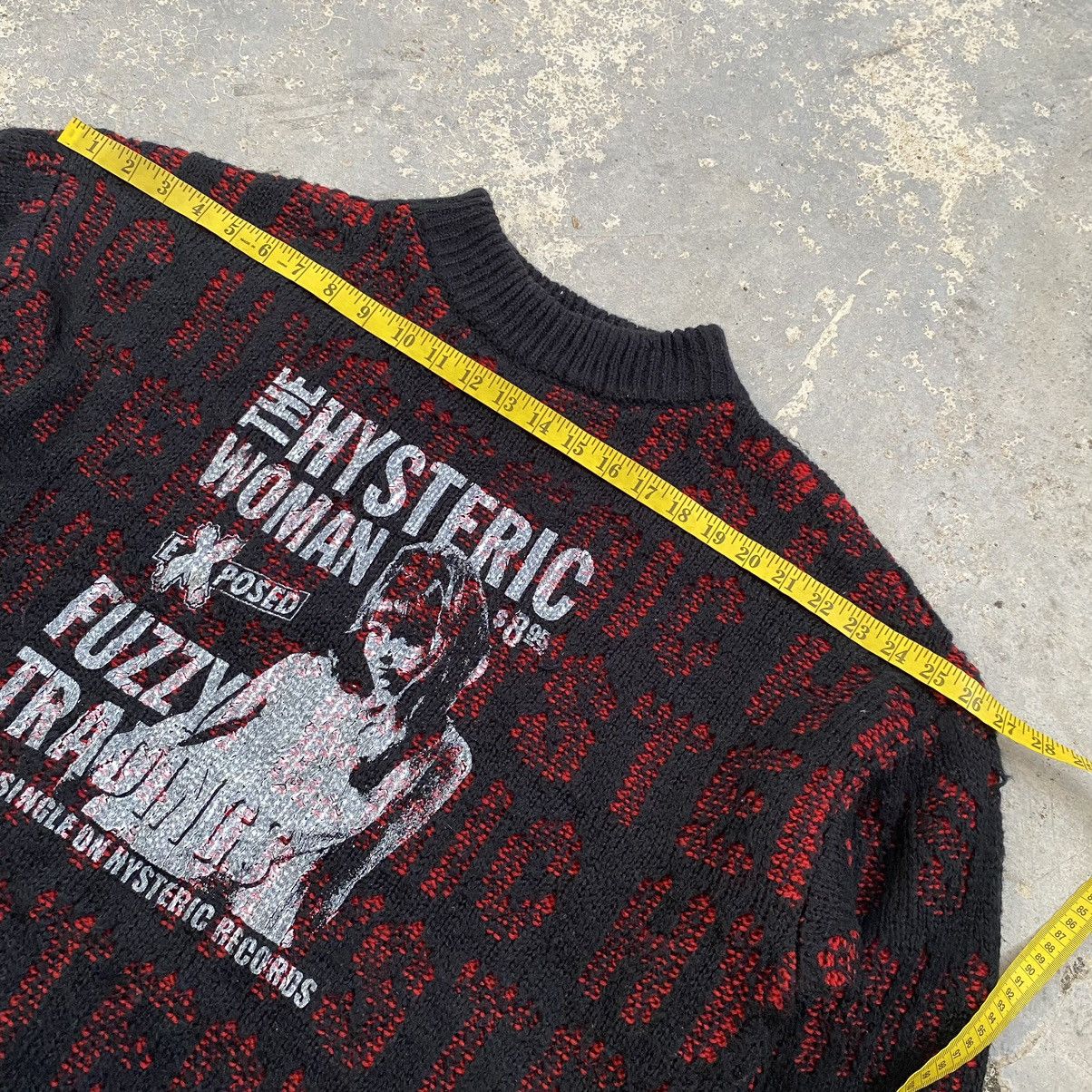 Hysteric Glamour hysteric glamour monogram knitwear sweatshirt Size US L / EU 52-54 / 3 - 22 Thumbnail