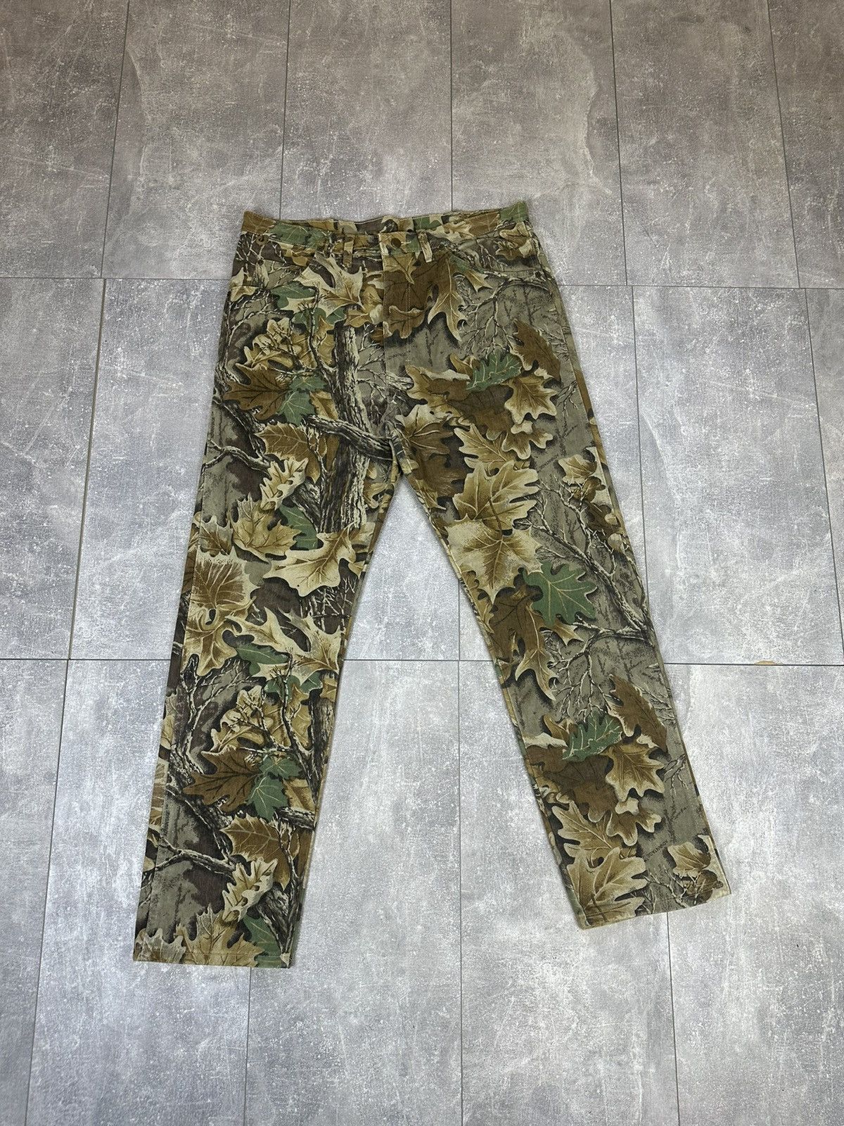 00s realtree wide cargo pants y2k teck S