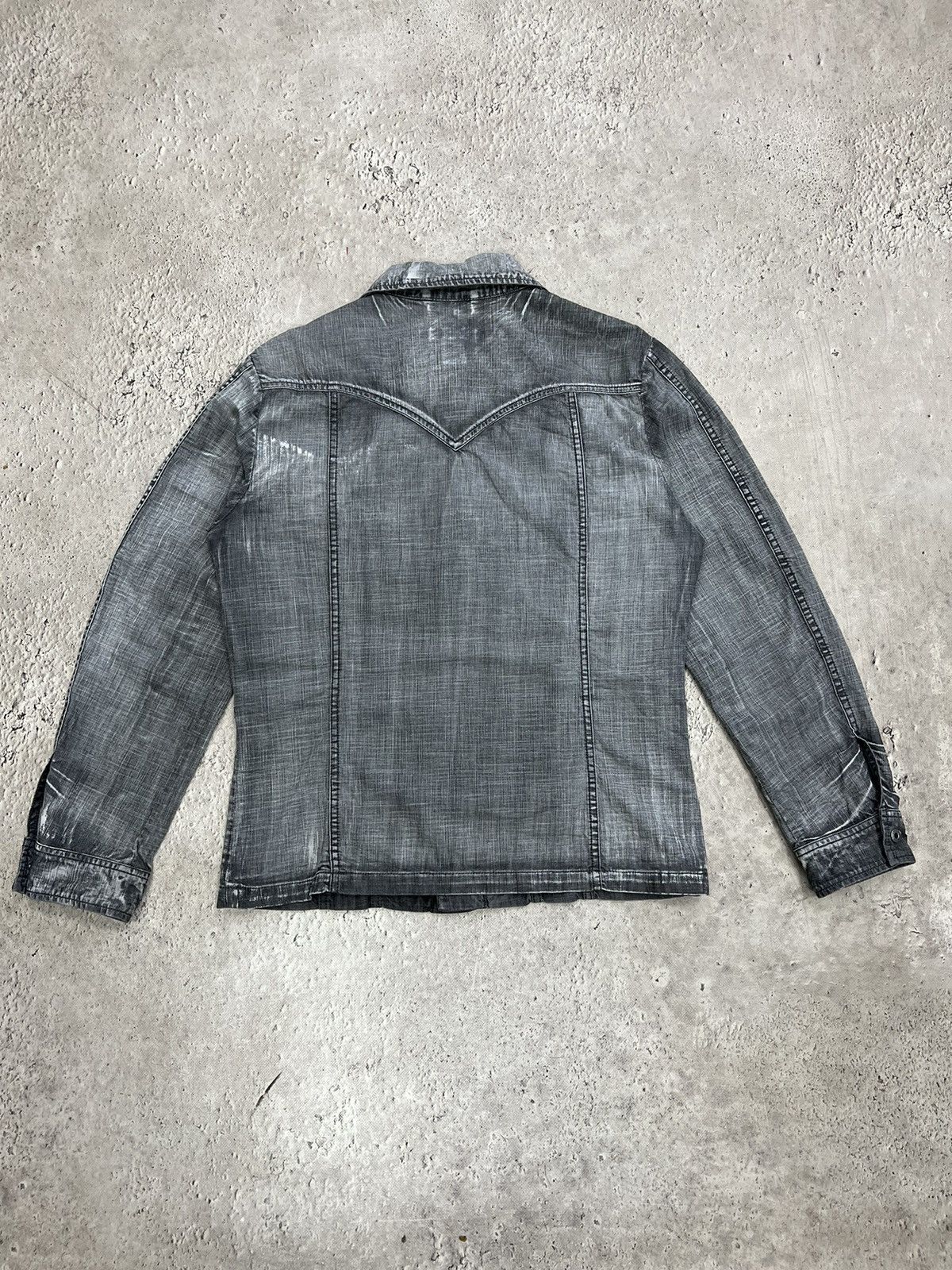Diesel × Japanese Brand Vintage Y2K Diesel Blue Washed Denim Trucker Jacket Size US M / EU 48-50 / 2 - 8 Thumbnail