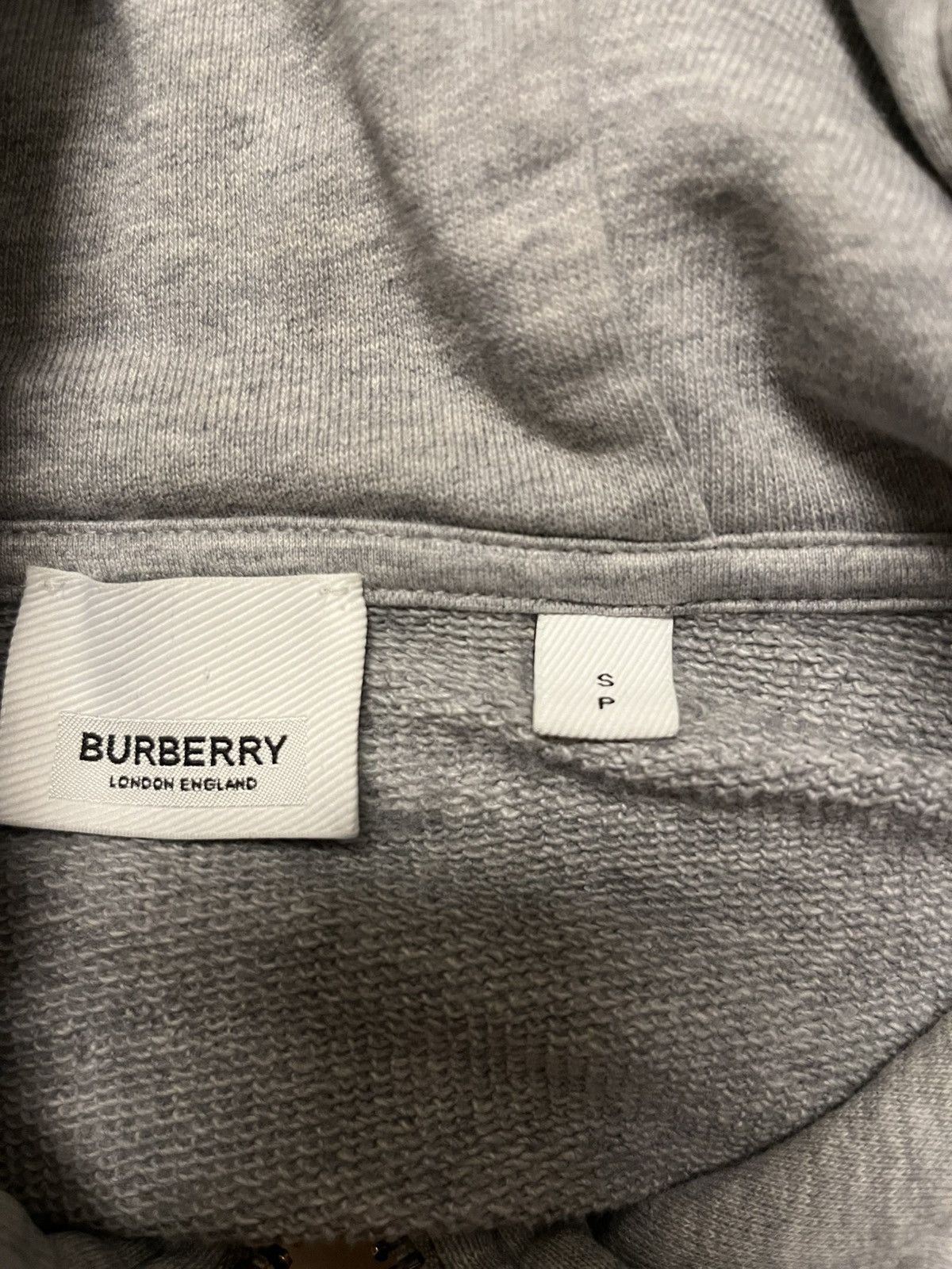 Burberry “TB” Burberry Grey Zip-Up Size US S / EU 44-46 / 1 - 8 Thumbnail
