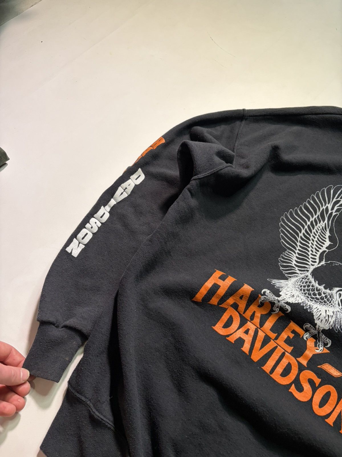 Harley Davidson Vintage Harley Davidson hoodie Size US XL / EU 56 / 4 - 12 Thumbnail