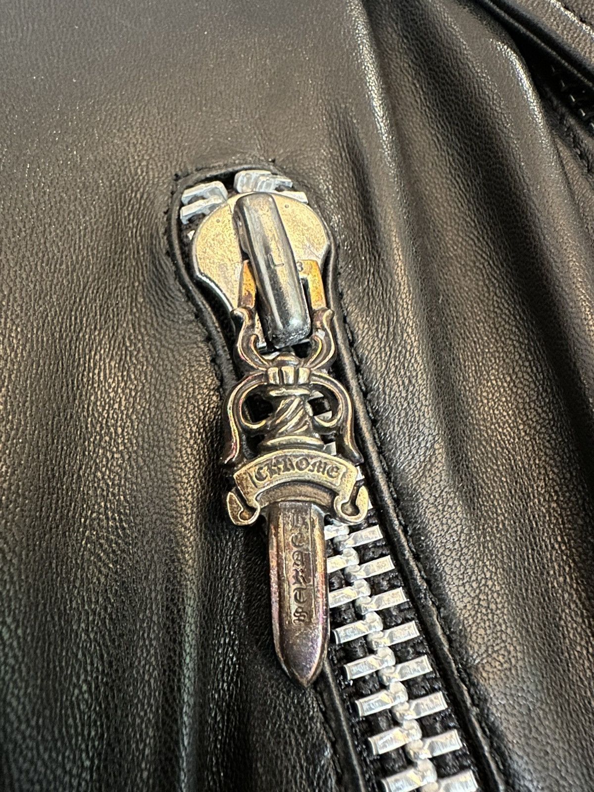 Chrome Hearts CHROME HEARTS 1-1 CUSTOM LEATHER JACKET Size M / US 6-8 / IT 42-44 - 9 Thumbnail