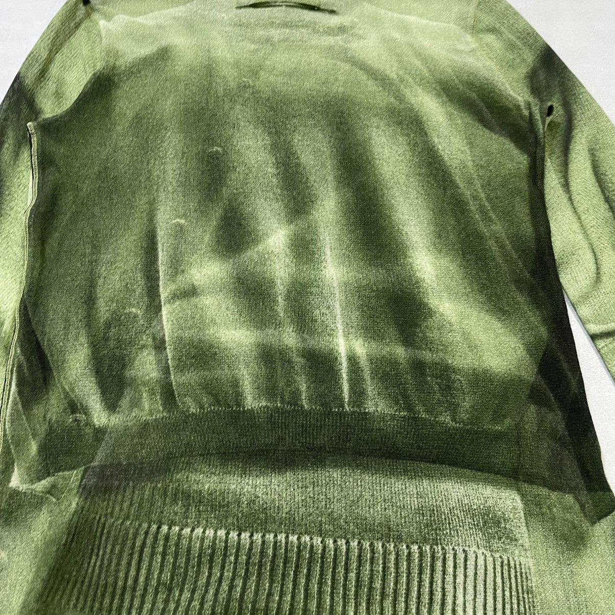 Jean Paul Gaultier JEAN PAUL GAULTIER GREEN SHEER MESH TROMPE L’OEIL TOP Size M / US 6-8 / IT 42-44 - 13 Thumbnail
