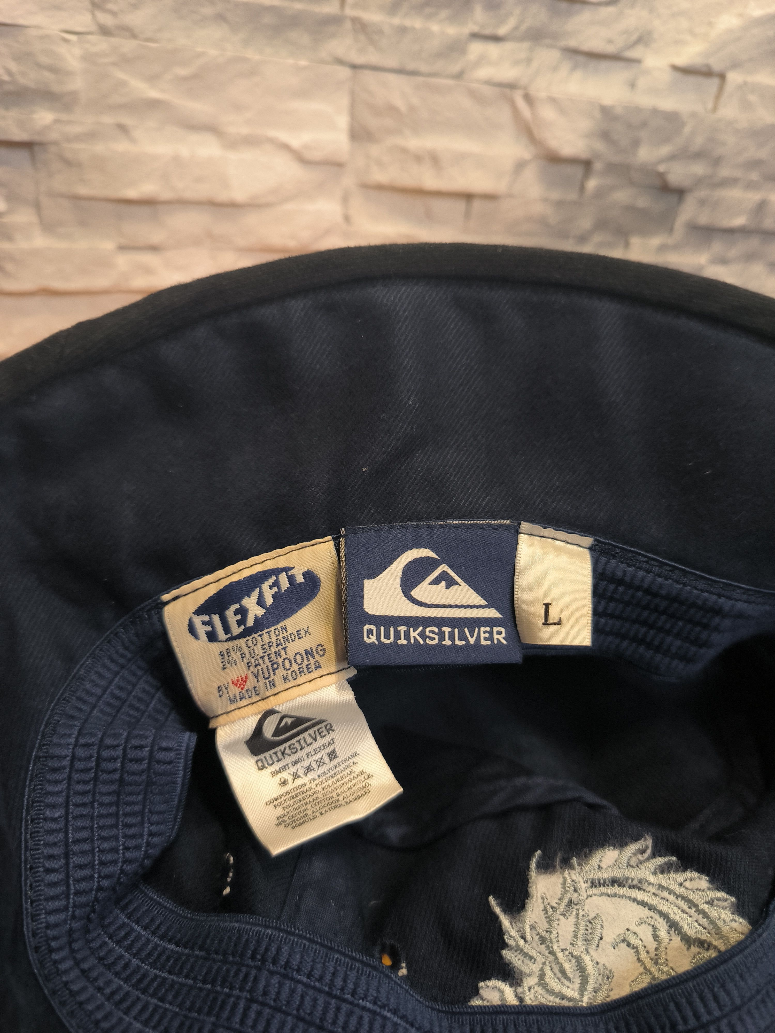 Quiksilver × Vintage Quiksilver Bucket Hat Vintage Dragon Logo cap Size ONE SIZE - 4 Thumbnail