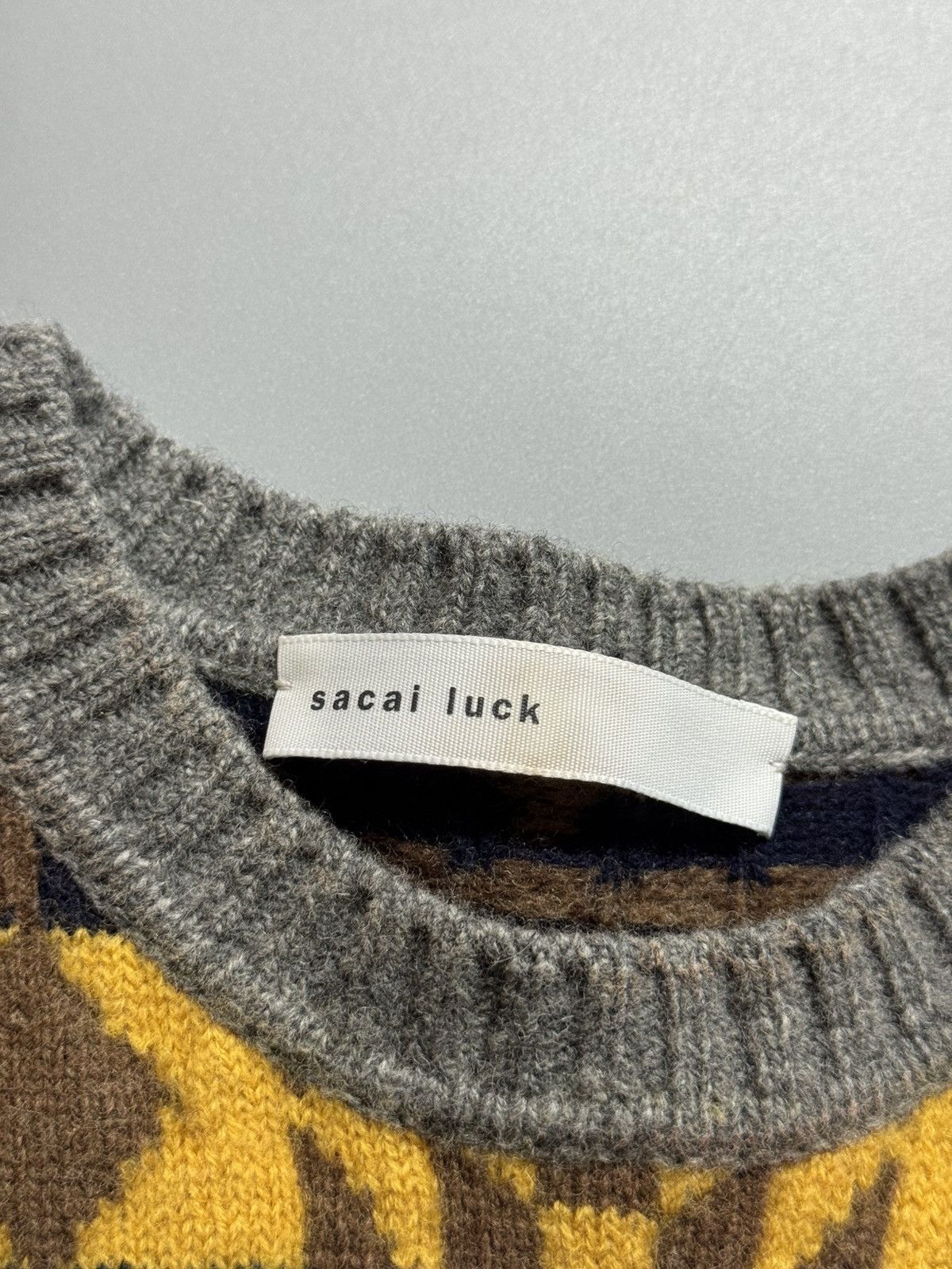 Sacai Sacai Luck - Knit Sweatshirt Size M / US 6-8 / IT 42-44 - 8 Thumbnail