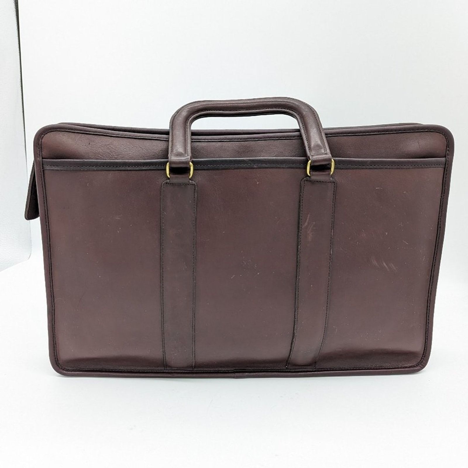 Coach Coach Vintage Embassy Briefcase Brown Leather Made in USA Size ONE SIZE - 2 Thumbnail
