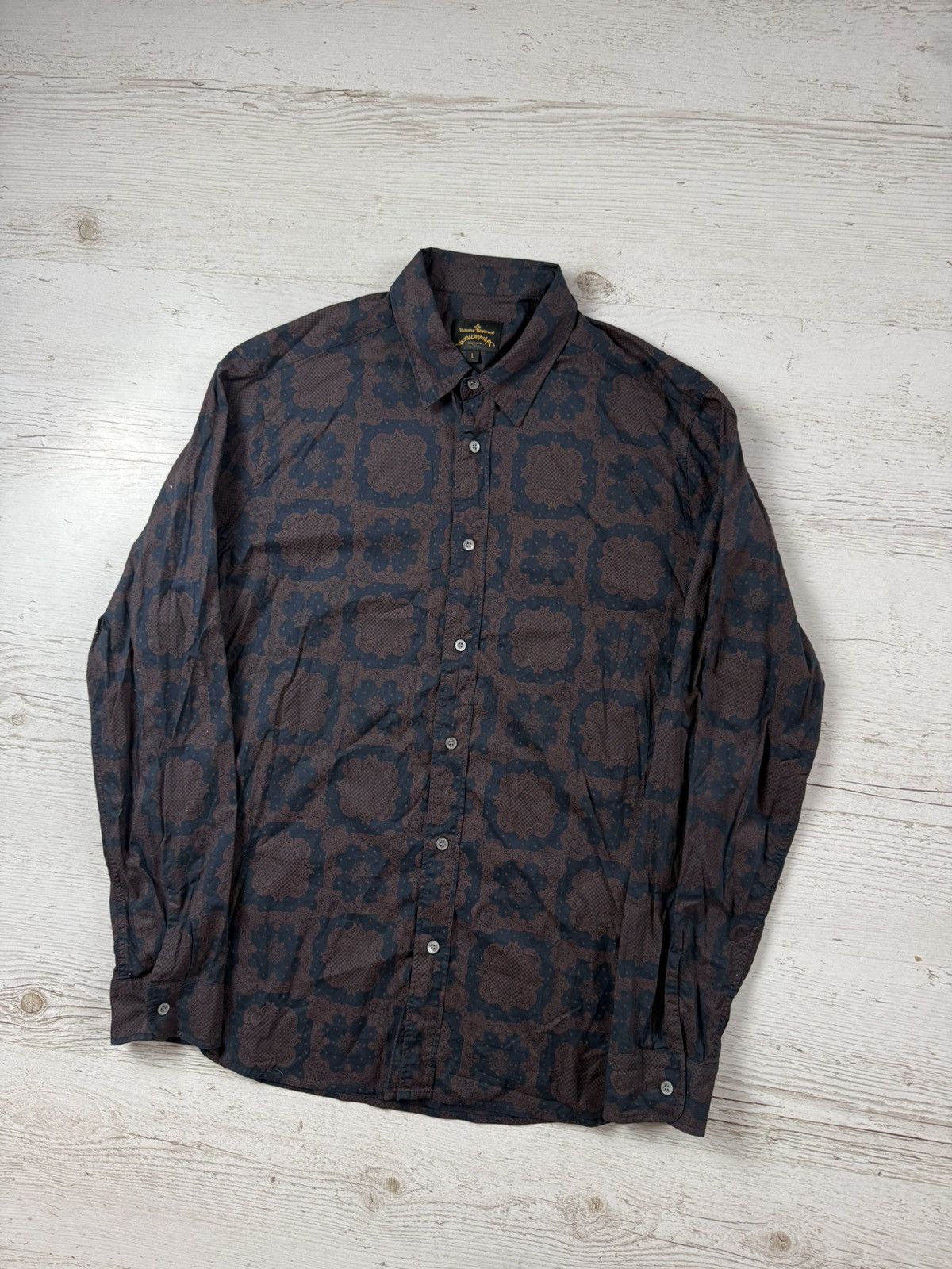 Vivienne Westwood Vivienne Westwood X Anglomania Monogram Shirt Size US L / EU 52-54 / 3 - 2 Thumbnail