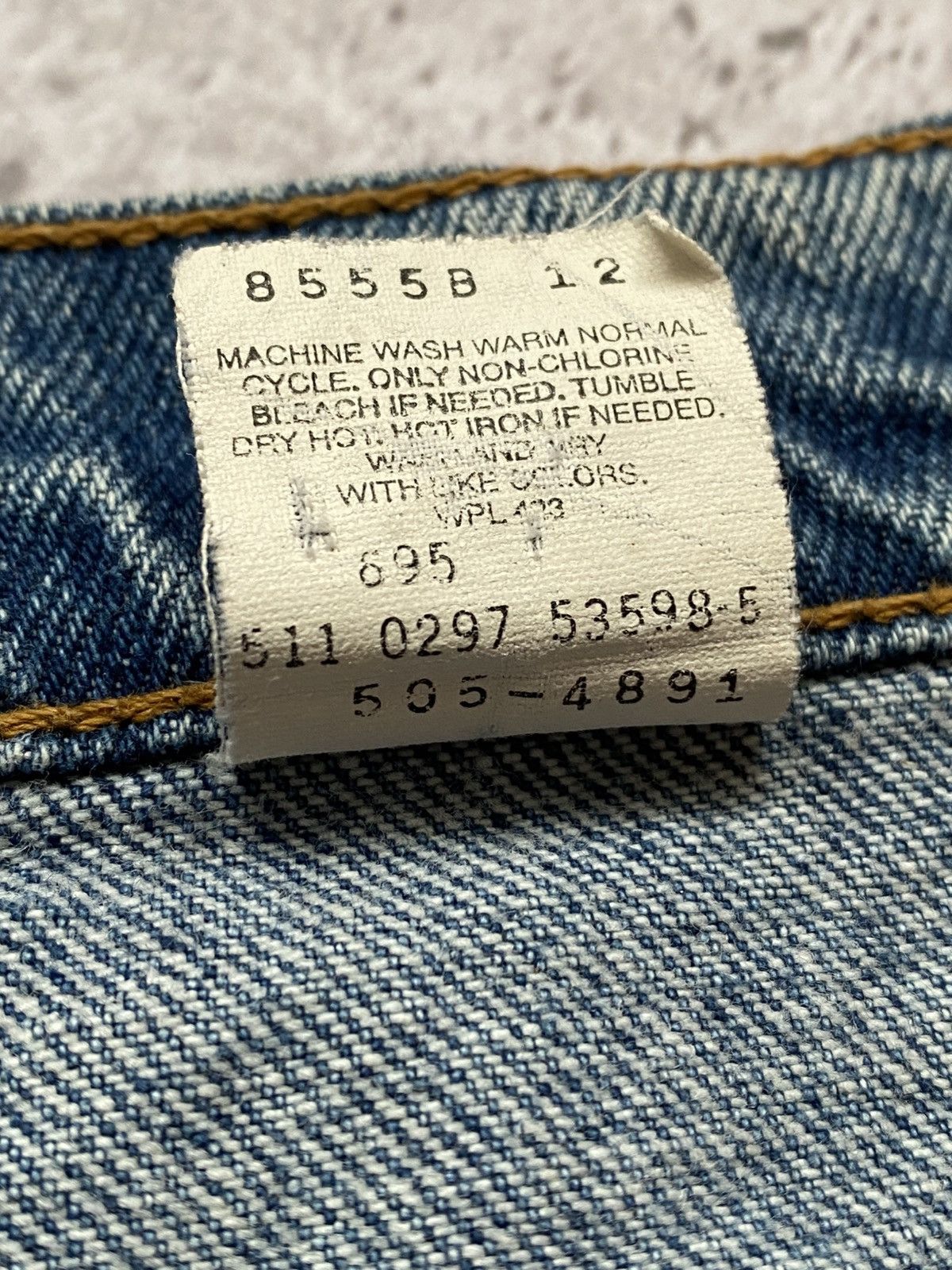 Levi's × Vintage Vintage Levi’s Made in USA 505 Denim Washed Jeans Size 38 Size US 38 / EU 54 - 10 Thumbnail