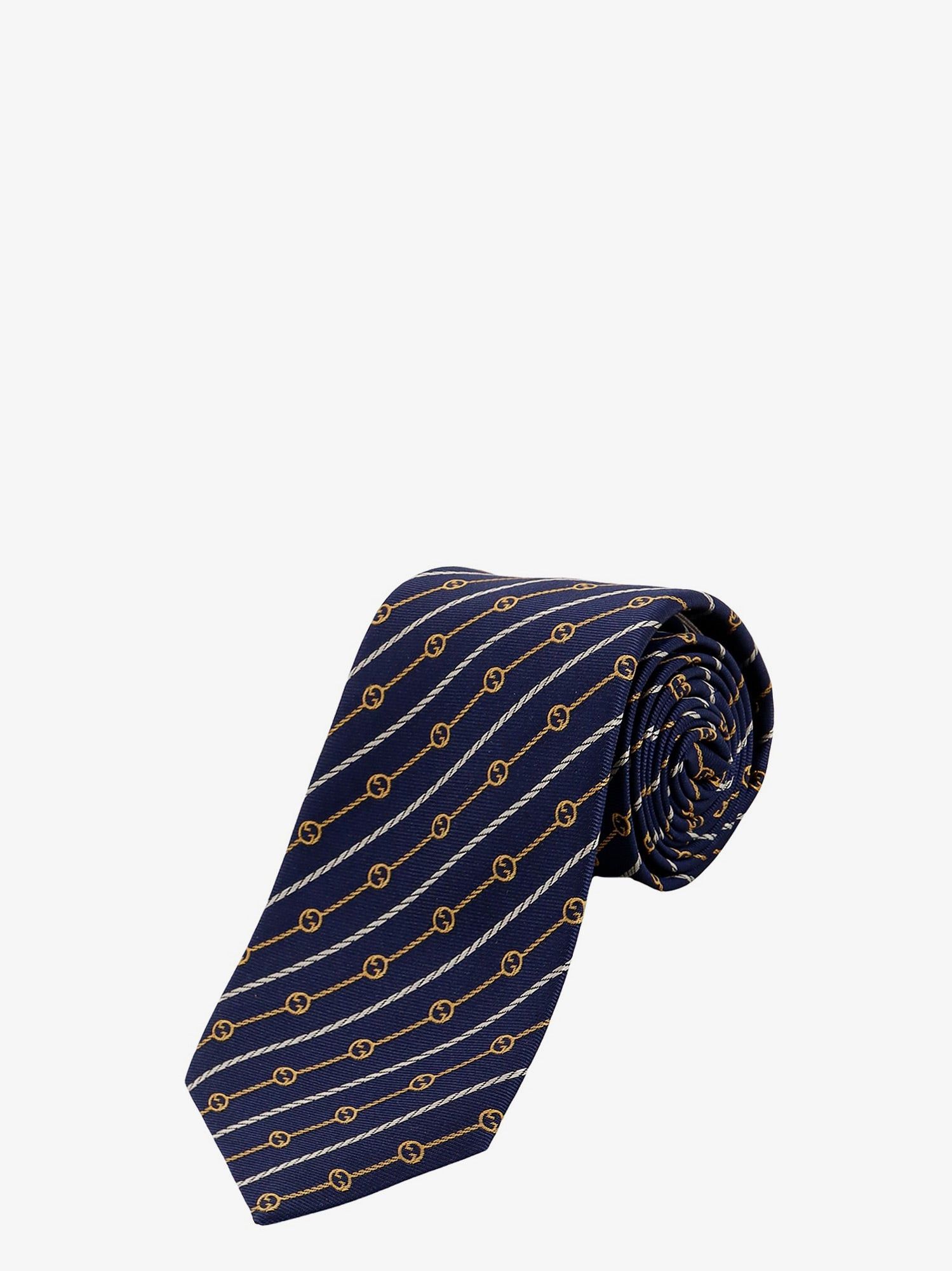 Gucci Tie Man Blue Bowties E Ties, Men's Product Image