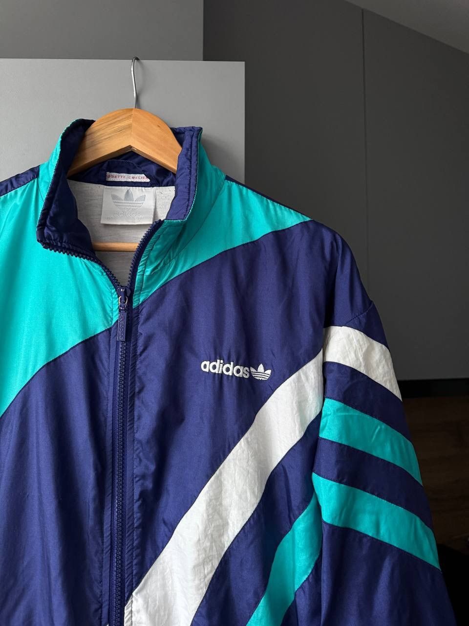 Adidas Vintage 90’s Adidas Track Suit Set Nylon Shell Retro Size US L / EU 52-54 / 3 - 4 Thumbnail
