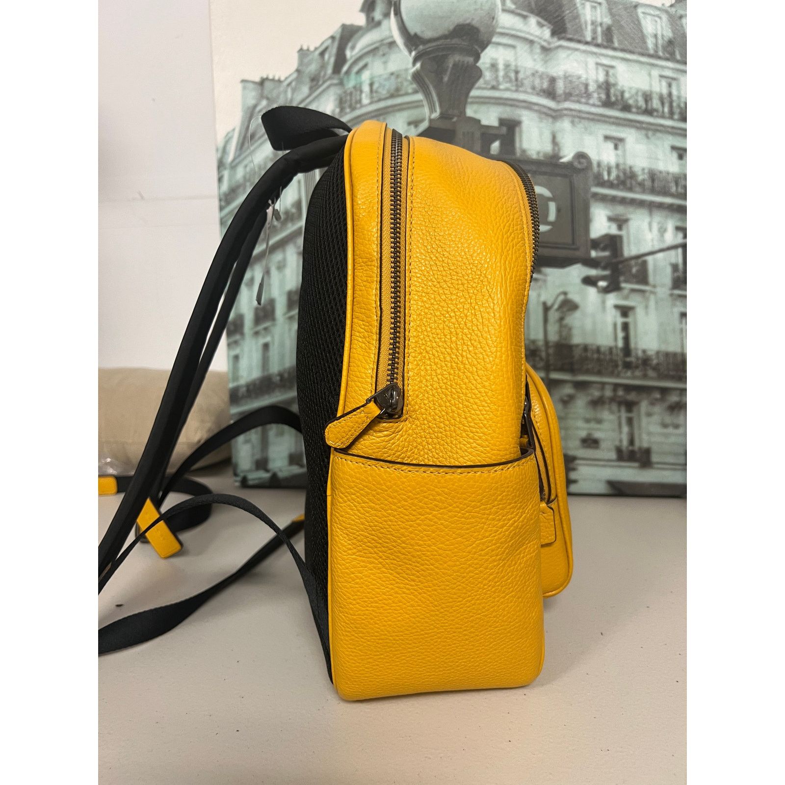 Coach Coach 5666 Court Backpack IN Ochre Size ONE SIZE - 4 Thumbnail