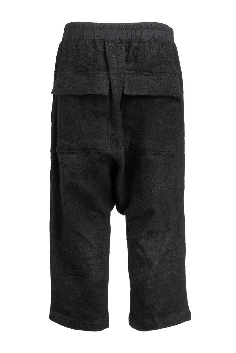Rick Owens Drawstring Cropped Linen Blend Pants Size US 40 / EU 56 - 2 Thumbnail