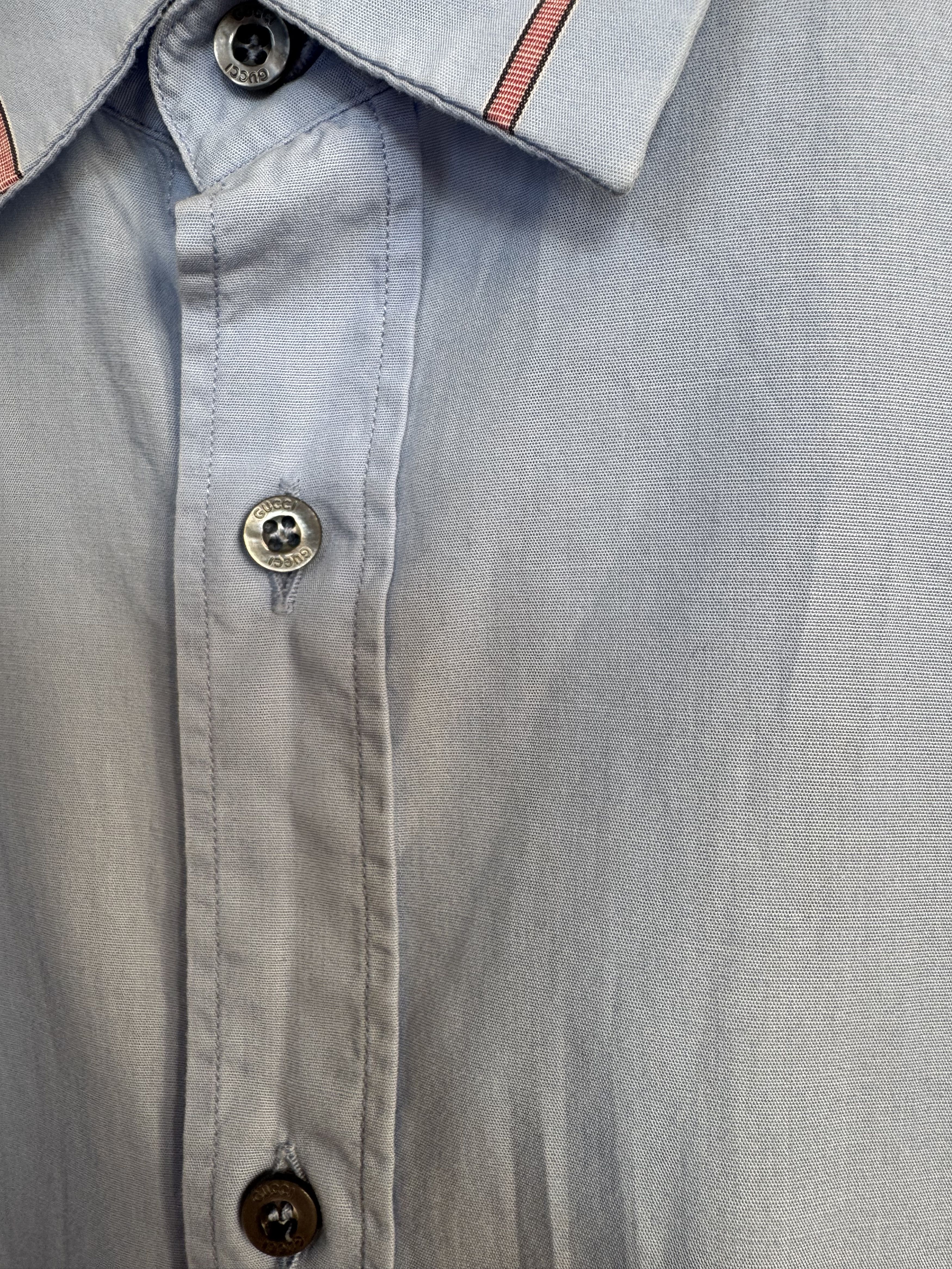 Gucci Gucci shirt with a striped collar Size US L / EU 52-54 / 3 - 3 Thumbnail