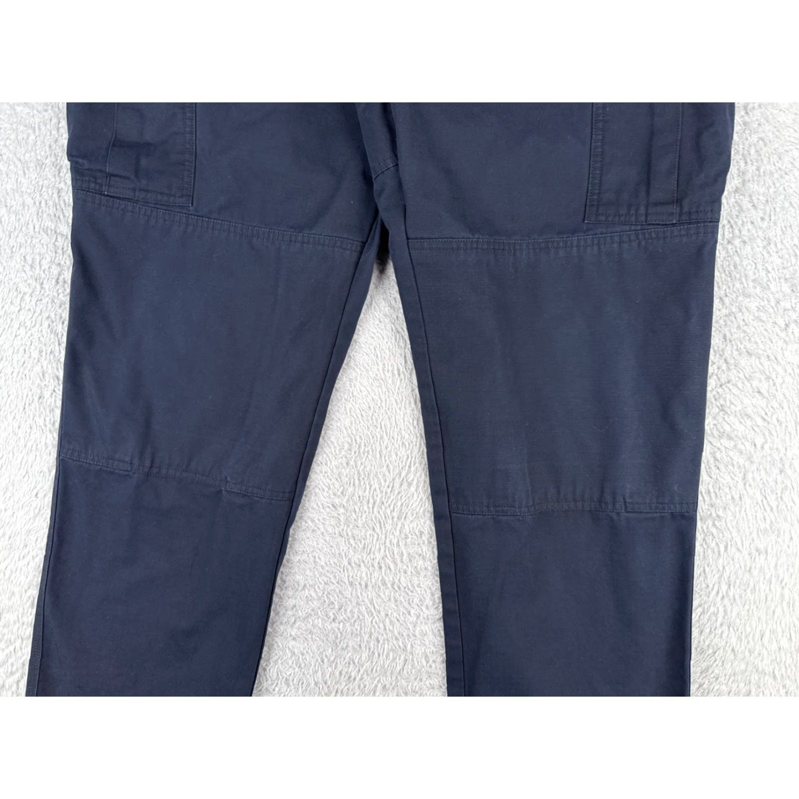 Vintage 5.11 Tactical Pants Mens Large Blue Cargo Rip-Stop Fabric Double Knee Gusset 31" Size US 33 - 3 Thumbnail