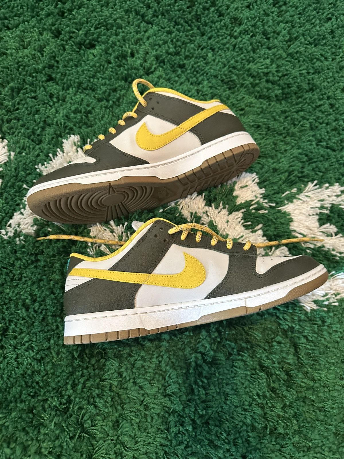 Nike Dunk Low Cargo Khaki Sulfur 11 Size US 11 / EU 44 - 3 Thumbnail