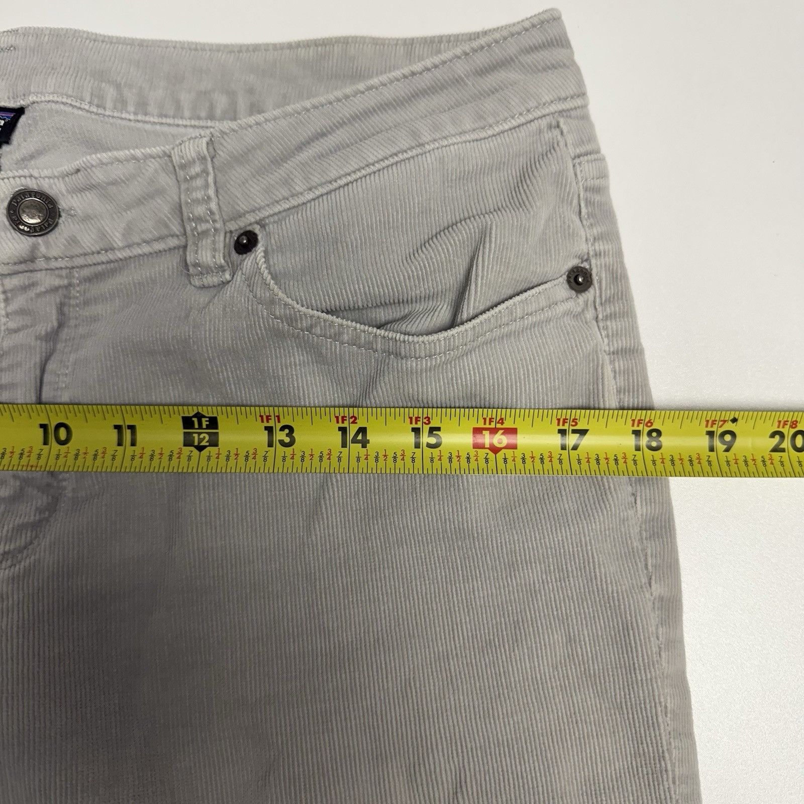 Patagonia Patagonia Womens Corduroy Pants 31 12 Gray Organic Cotton Size 34" / US 12 / IT 48 - 11 Thumbnail
