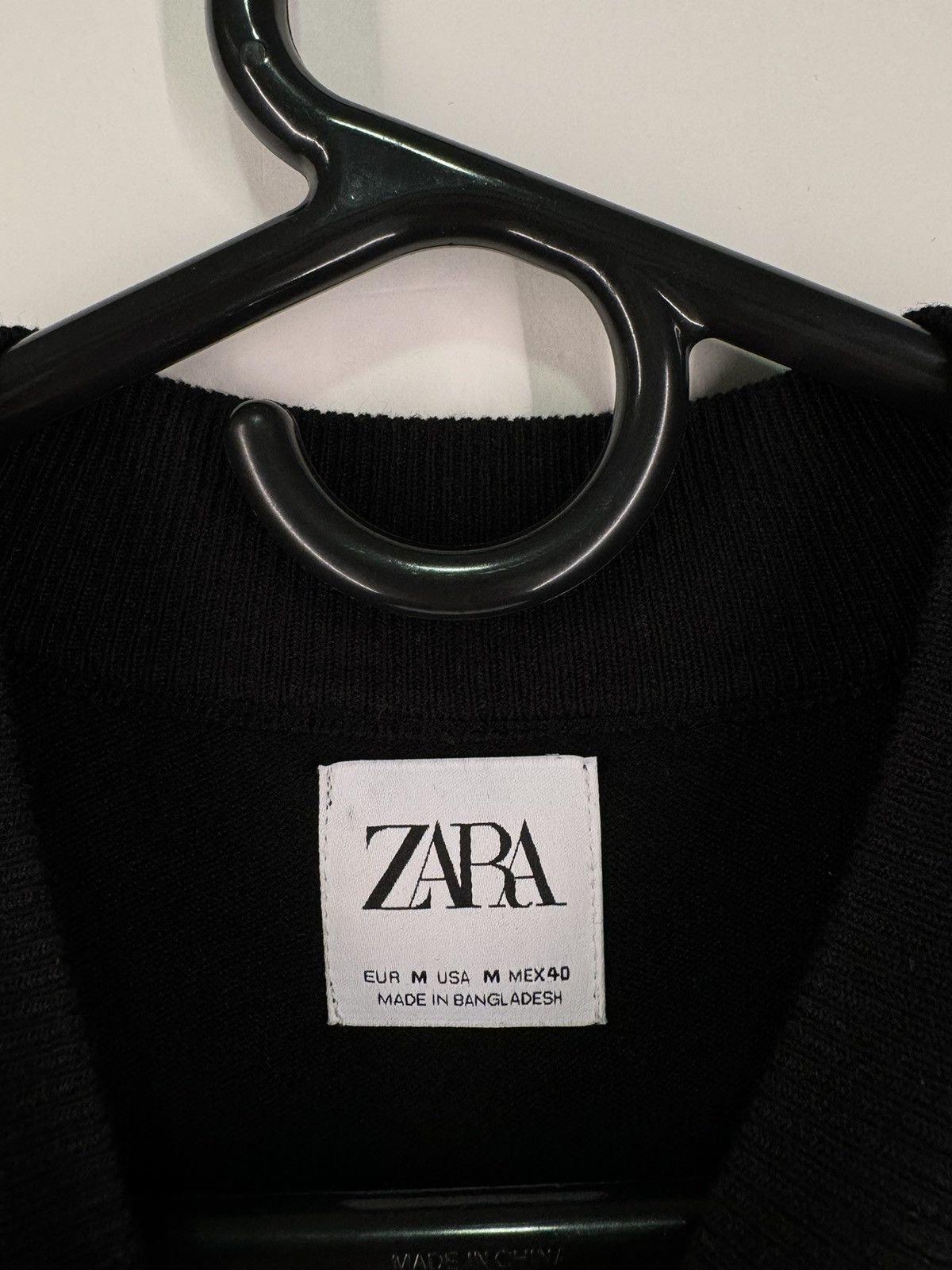 Zara Zara Black Knitted Tee Black Size US M / EU 48-50 / 2 - 3 Thumbnail