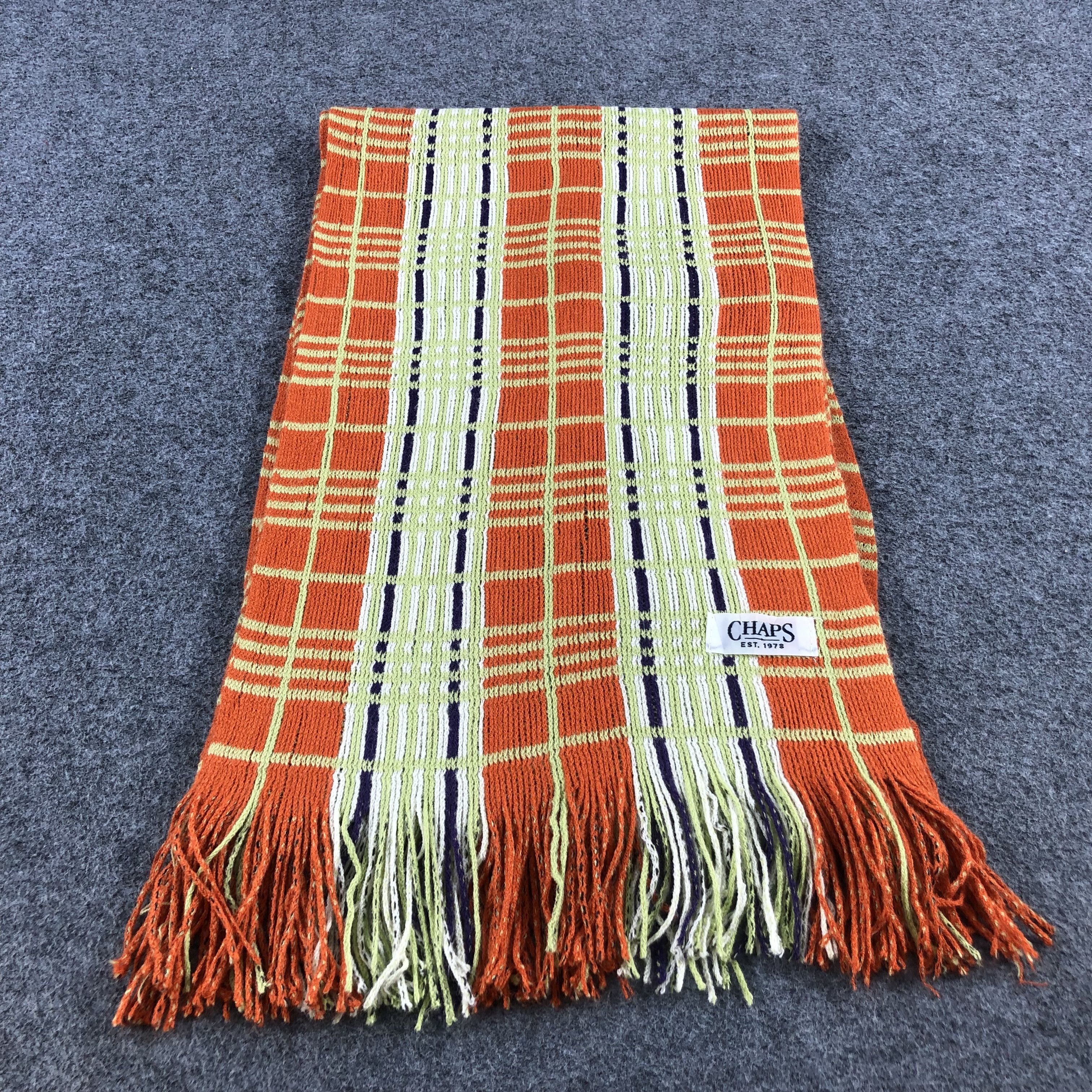 Chaps Chaps Knit Wool Scarf Muffler V622 Size ONE SIZE - 2 Thumbnail