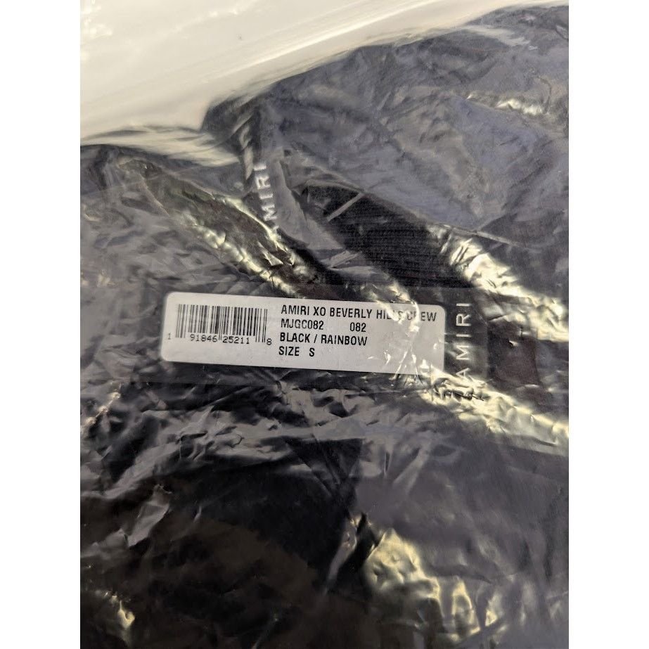 Amiri o1rshd1 Amiri Beverly Hills Crewneck Sweatshirt in Black Size US S / EU 44-46 / 1 - 19 Thumbnail