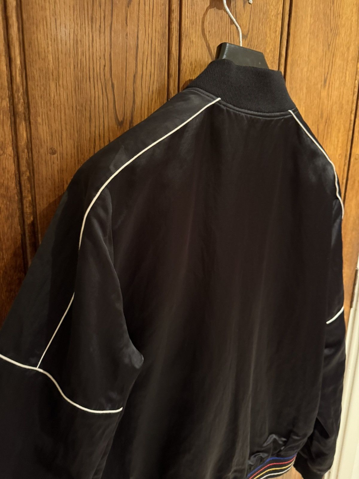 Saint Laurent Paris FW21 Saint Laurent YSL logo black bomber teddy jacket 56 Size US XL / EU 56 / 4 - 19 Thumbnail
