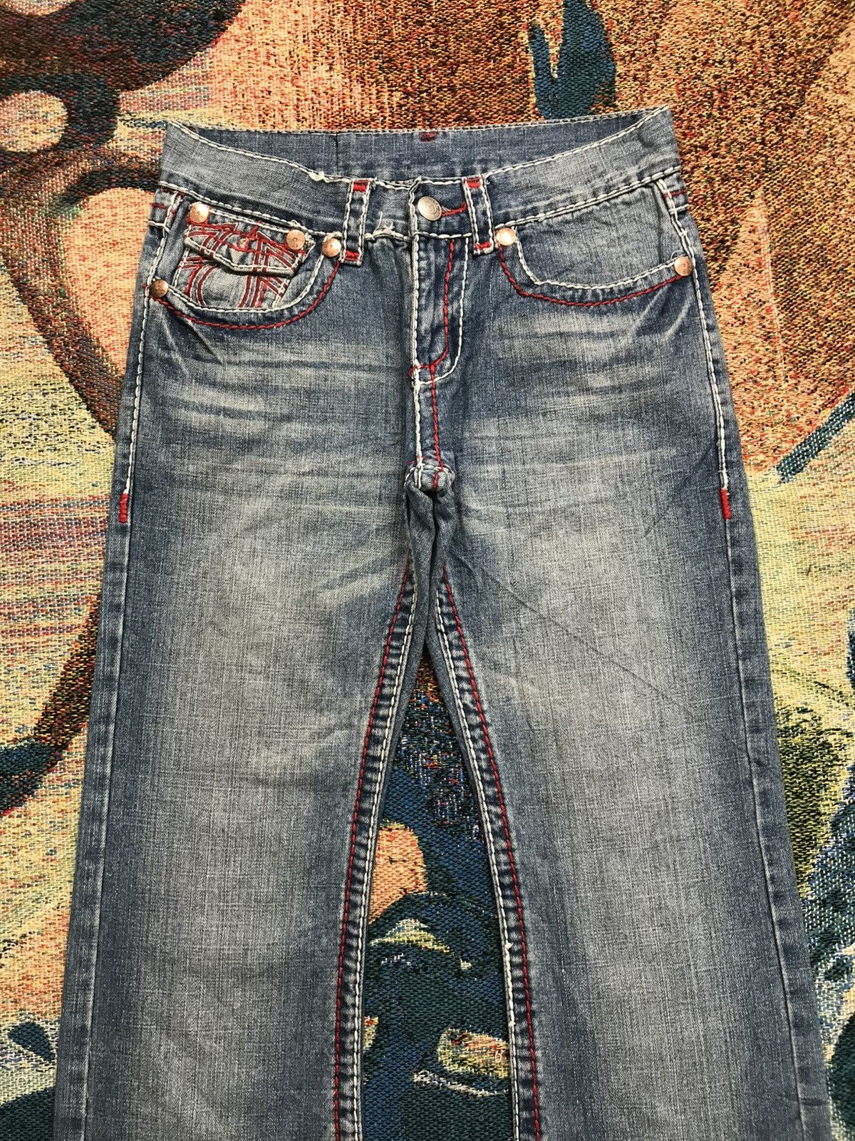 Other Vintage crazy boot cut denim Size US 30 / EU 46 - 5 Thumbnail