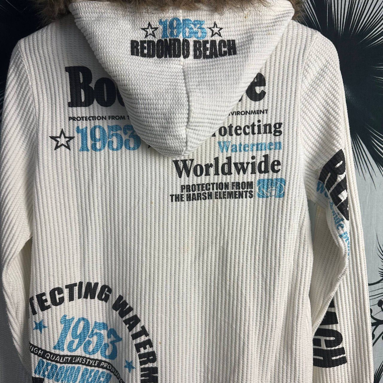 If Six Was Nine Y2K “Body Glove” Hoodie Faux Fur Thermal Size US M / EU 48-50 / 2 - 6 Thumbnail