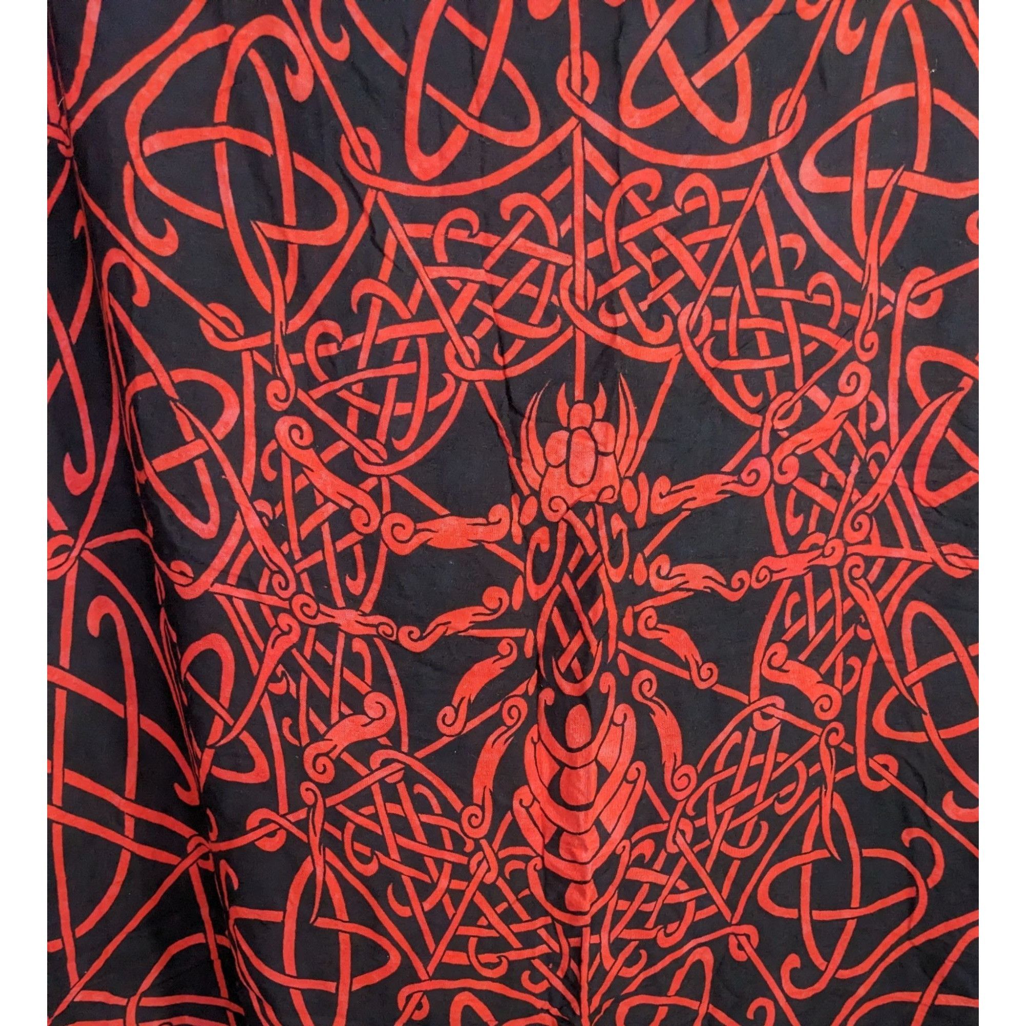 Other Curious Designs Red & Black Gothic Celtic Spider Tapestry Wr Size ONE SIZE - 12 Thumbnail