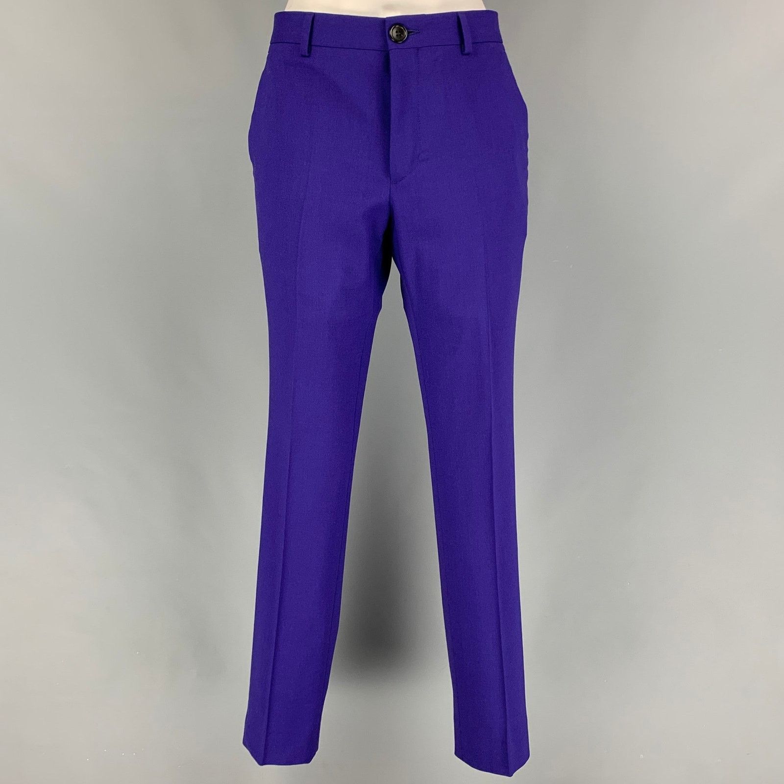 Paul Smith PS by PAUL SMITH Size 36 Purple Wool Notch Lapel Suit Size 36R - 5 Thumbnail
