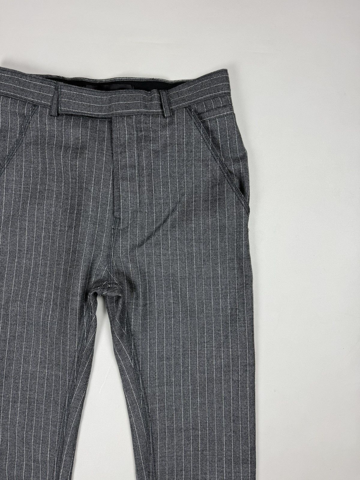 Haider Ackermann Haider Ackermann Ladies Striped Wool Dress Pants Trousers Size 25" / US 0 / IT 36 - 7 Thumbnail