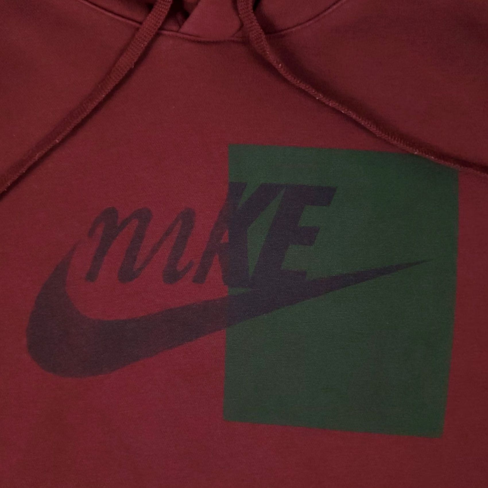 Nike Nike Hoodie Mens Size S Burgundy Pullover Sweatshirt Mock Neck Logo Swoosh Size US S / EU 44-46 / 1 - 3 Thumbnail